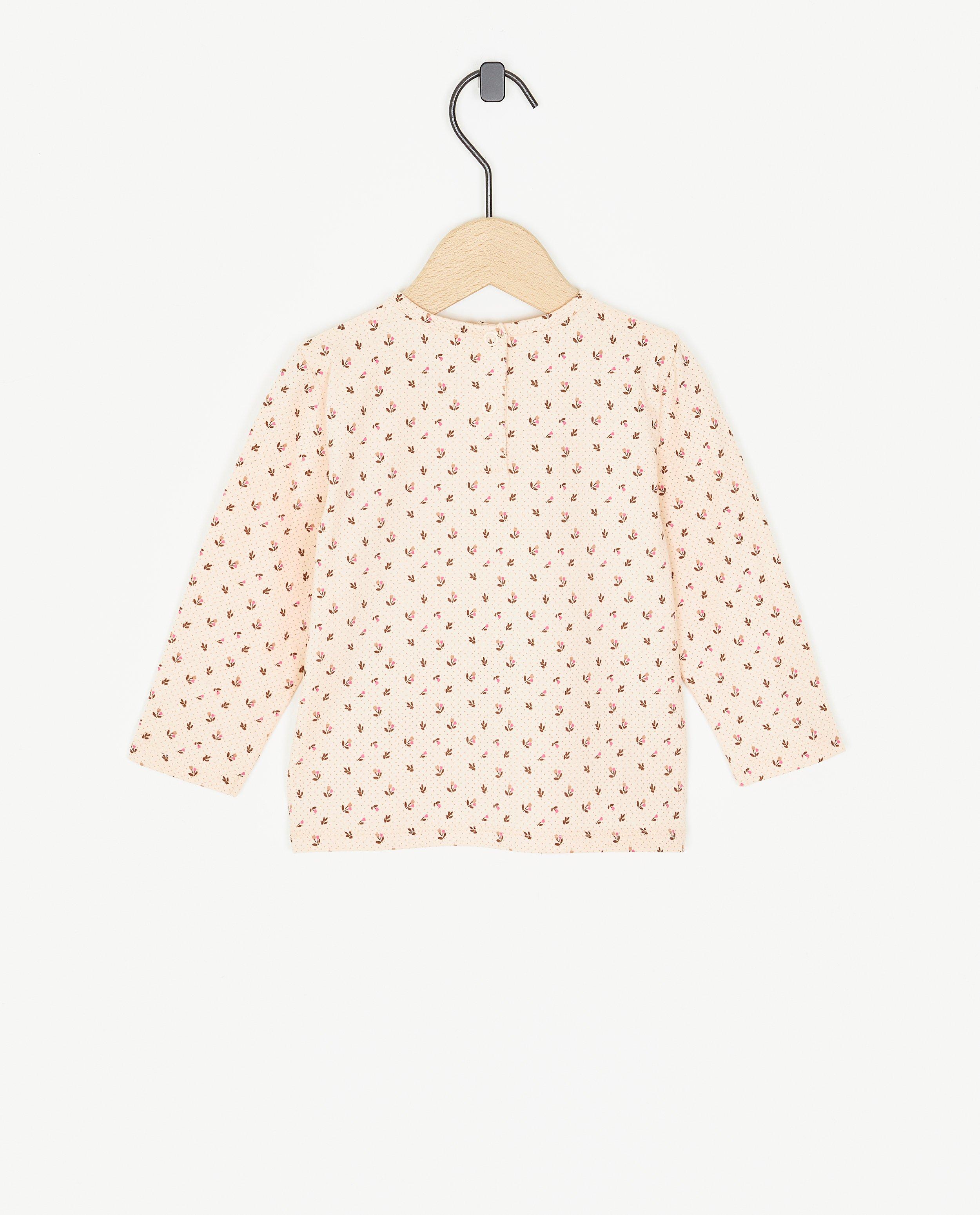 T-shirts - Longsleeve met bloemenprint