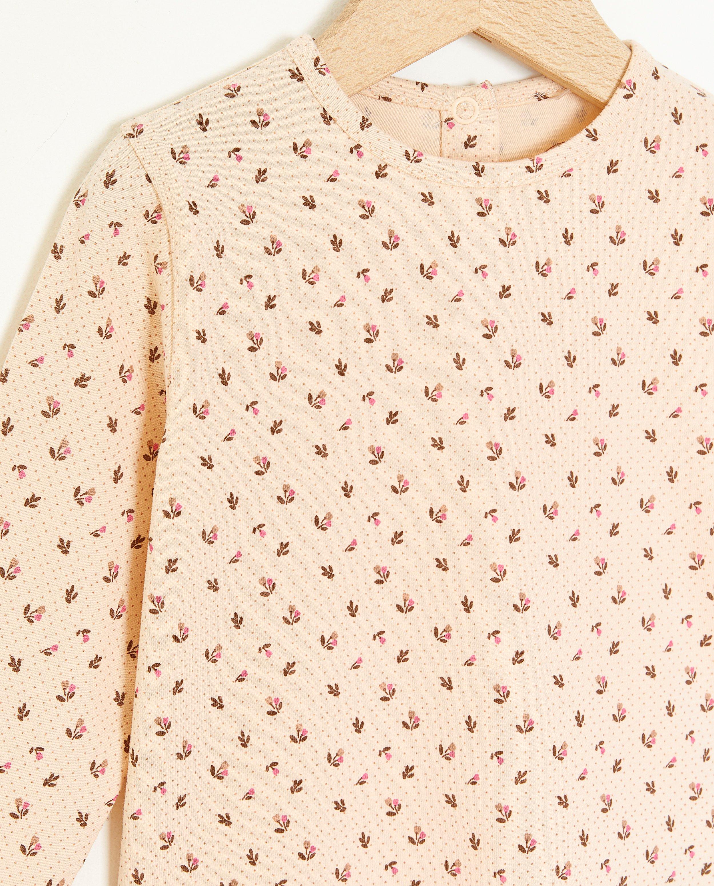T-shirts - Longsleeve met bloemenprint