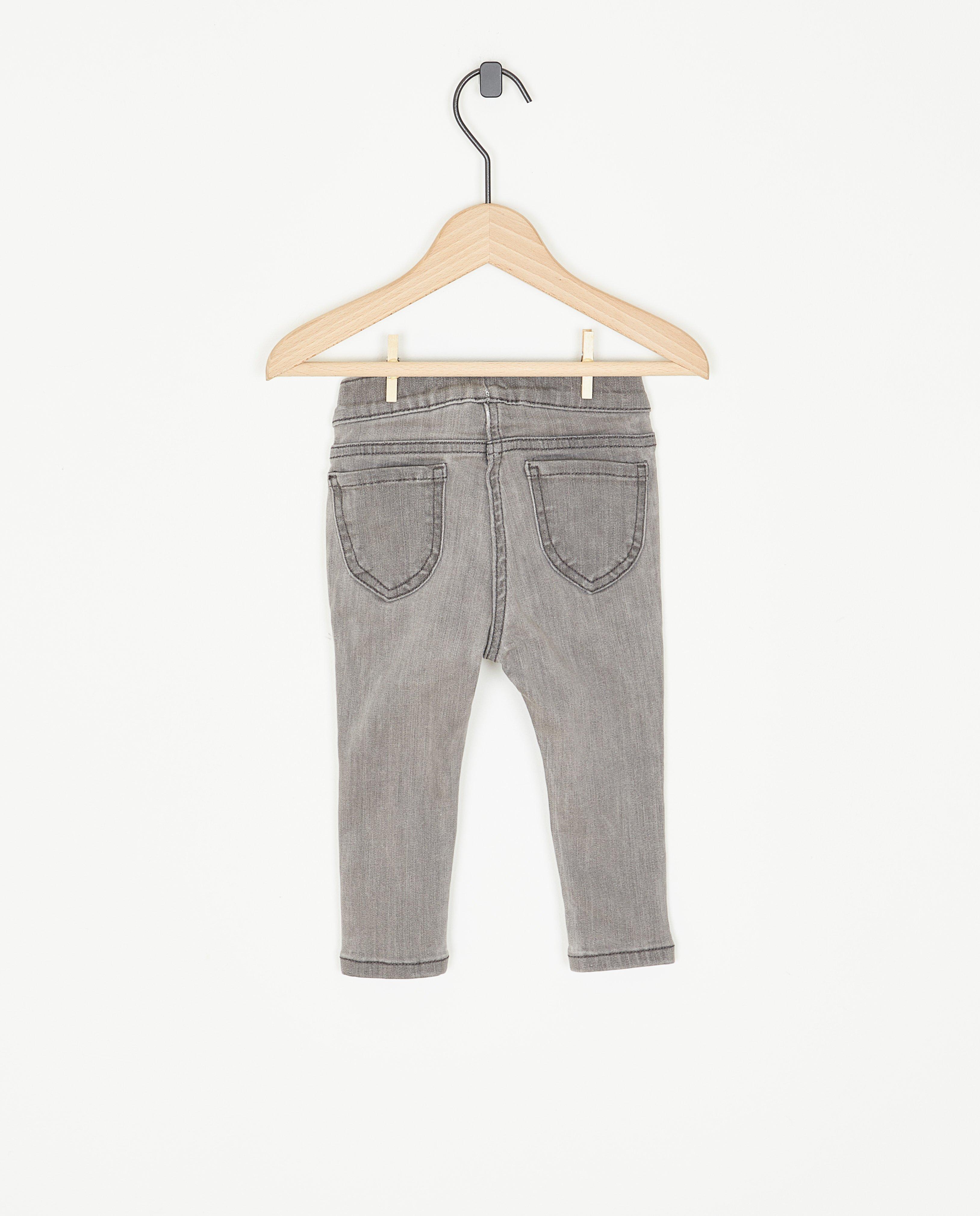 Jeans - Jeggings gris foncé