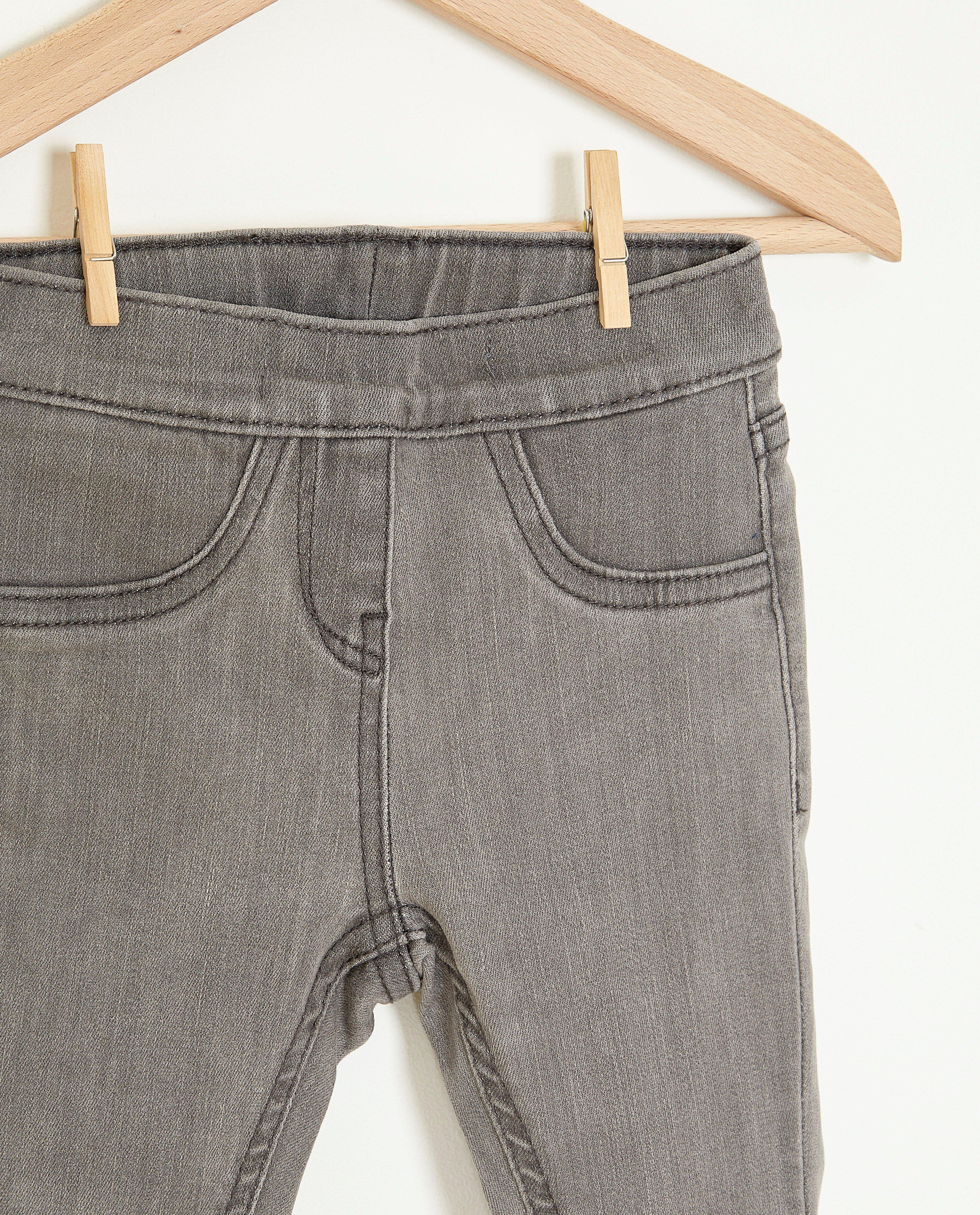 Jeans - Jeggings gris foncé