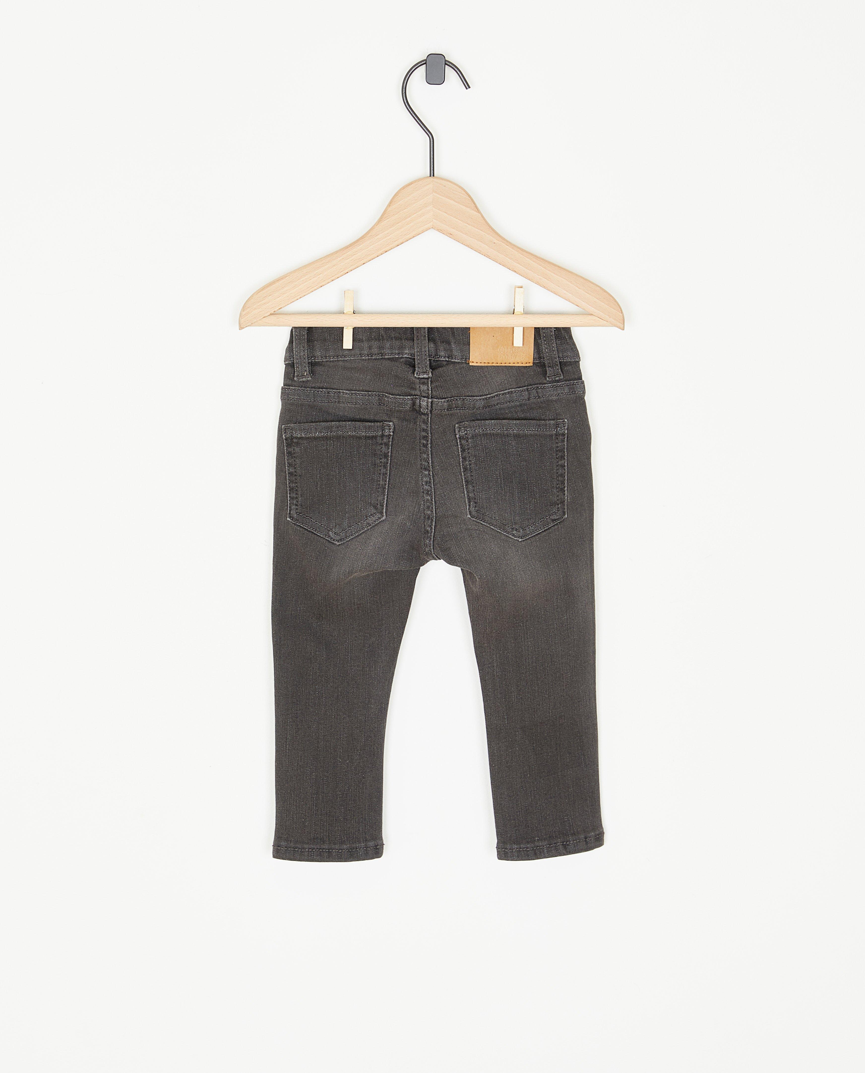 Jeans - Jeans gris foncé, regular fit