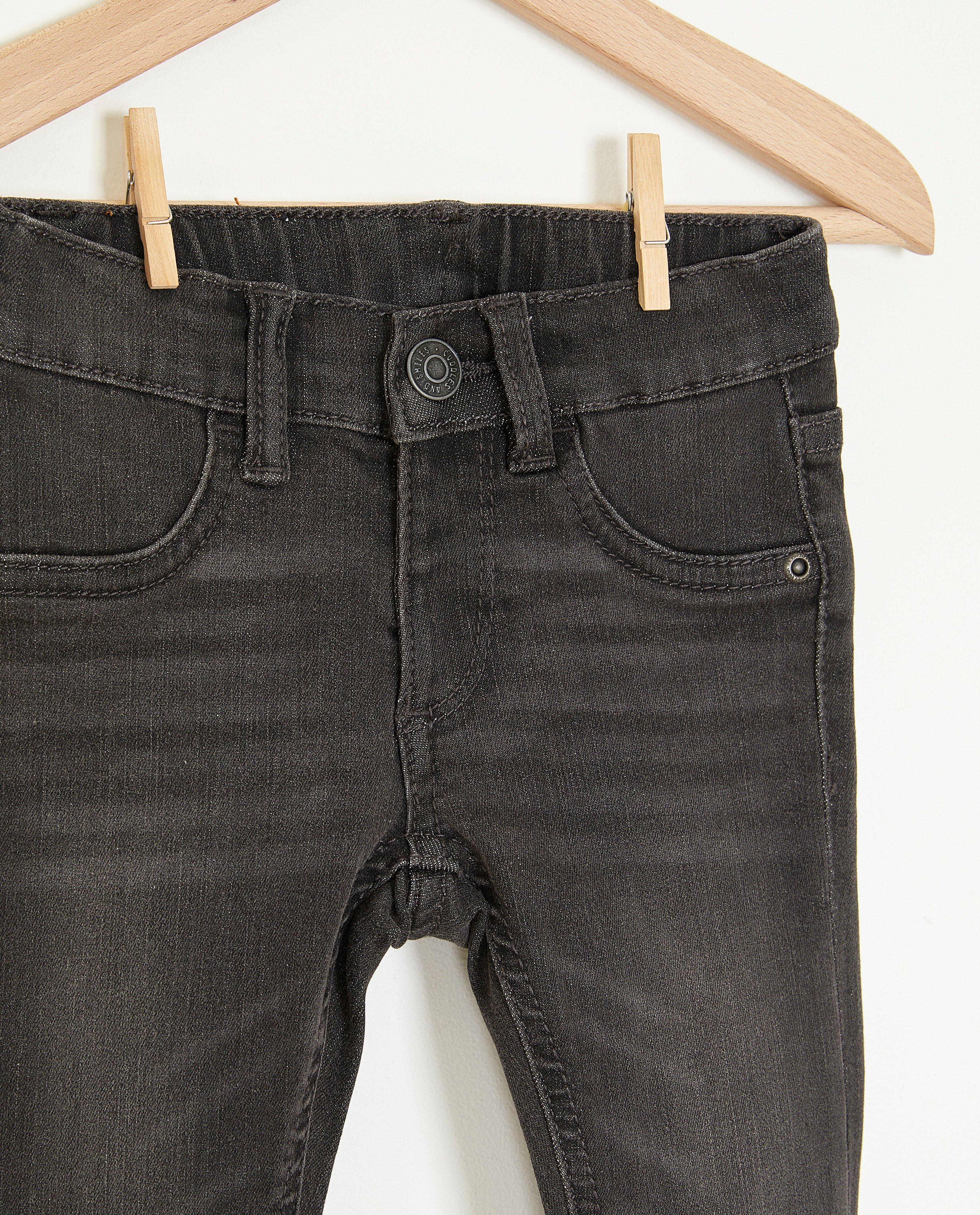 Jeans - Jeans gris foncé, regular fit