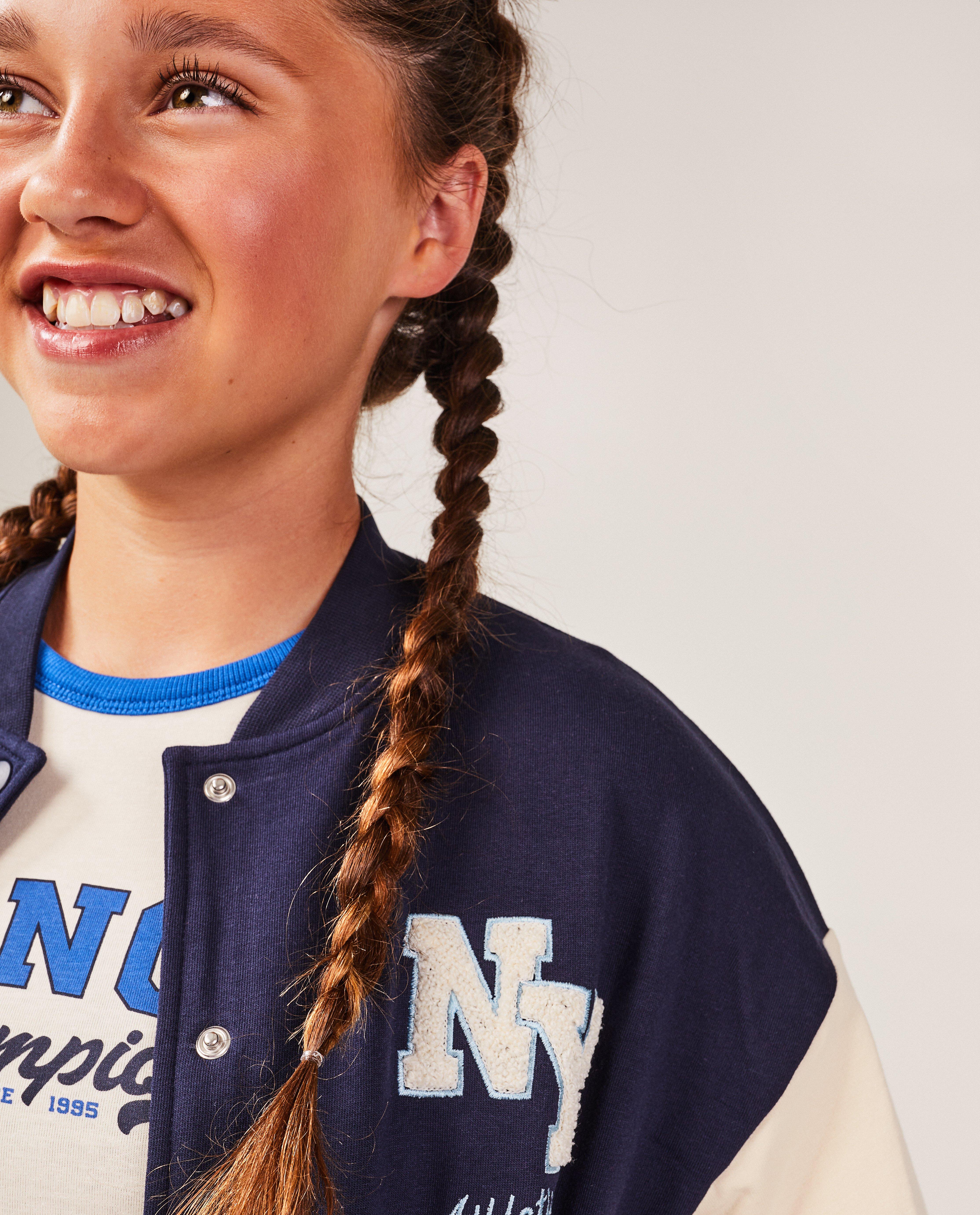 Cardigan - College sweatvest met opschrift