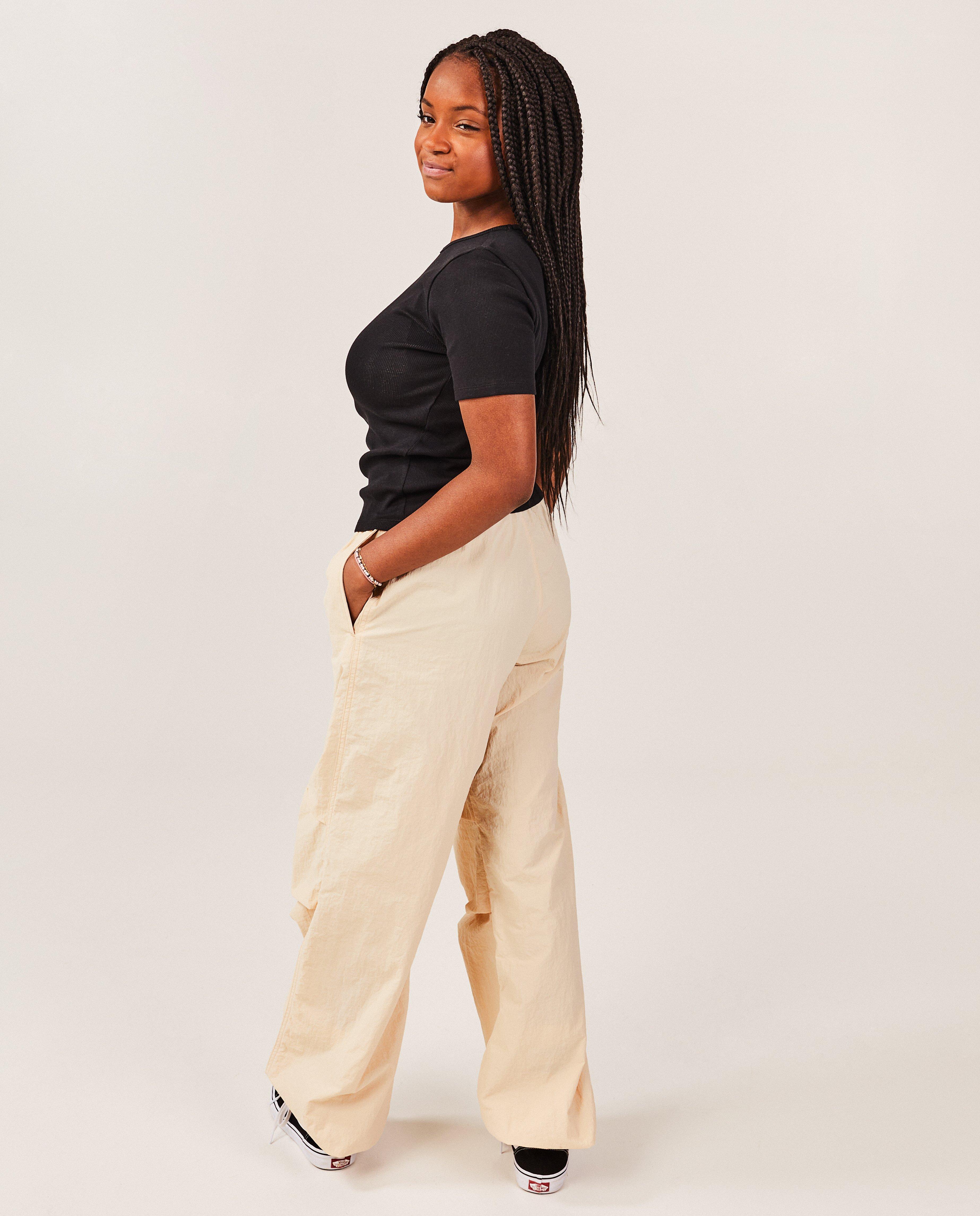 T-shirts - Zwart T-shirt met rib