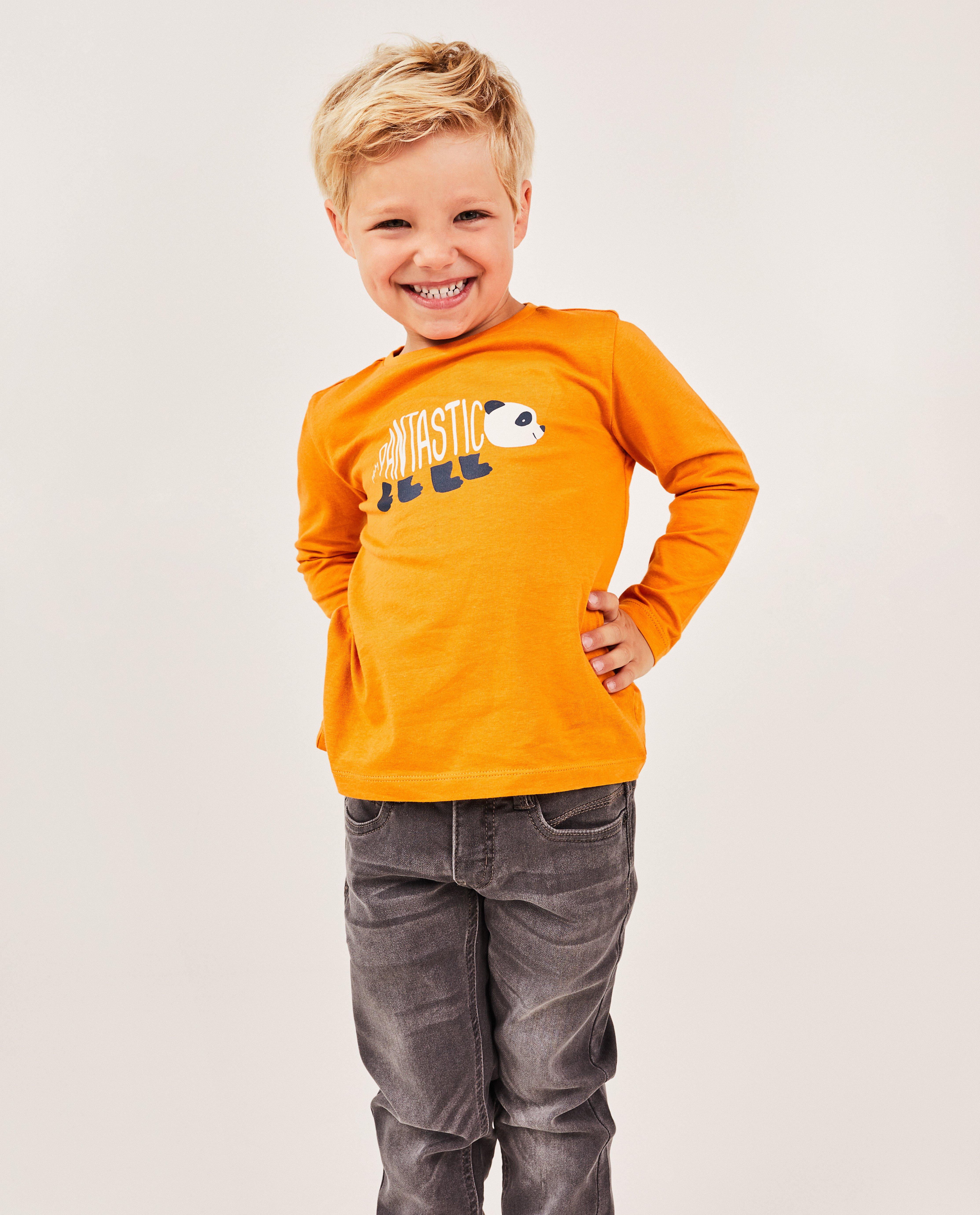 T-shirts - Longsleeve met dierenprint
