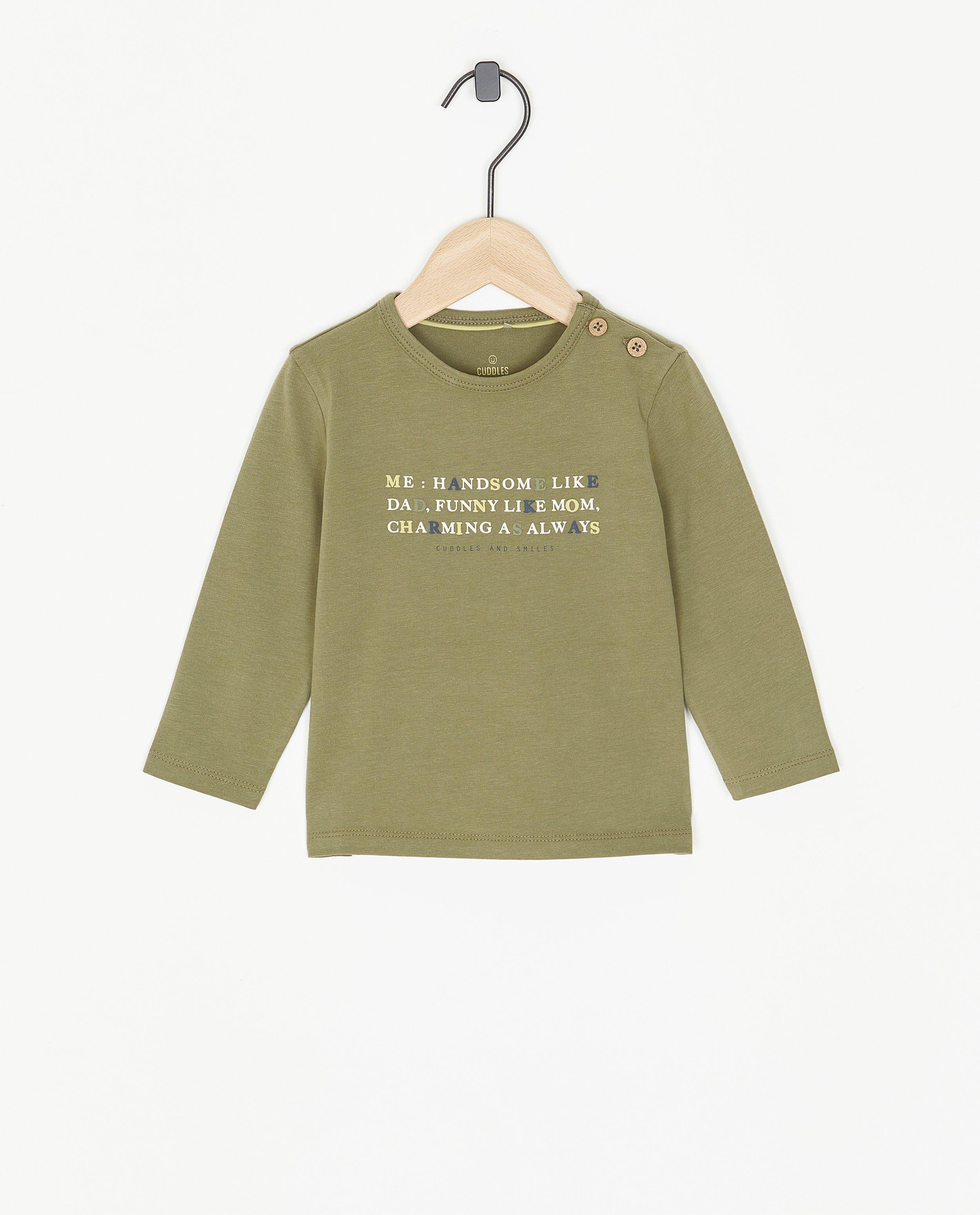 Longsleeve met opschrift - null - Cuddles and Smiles