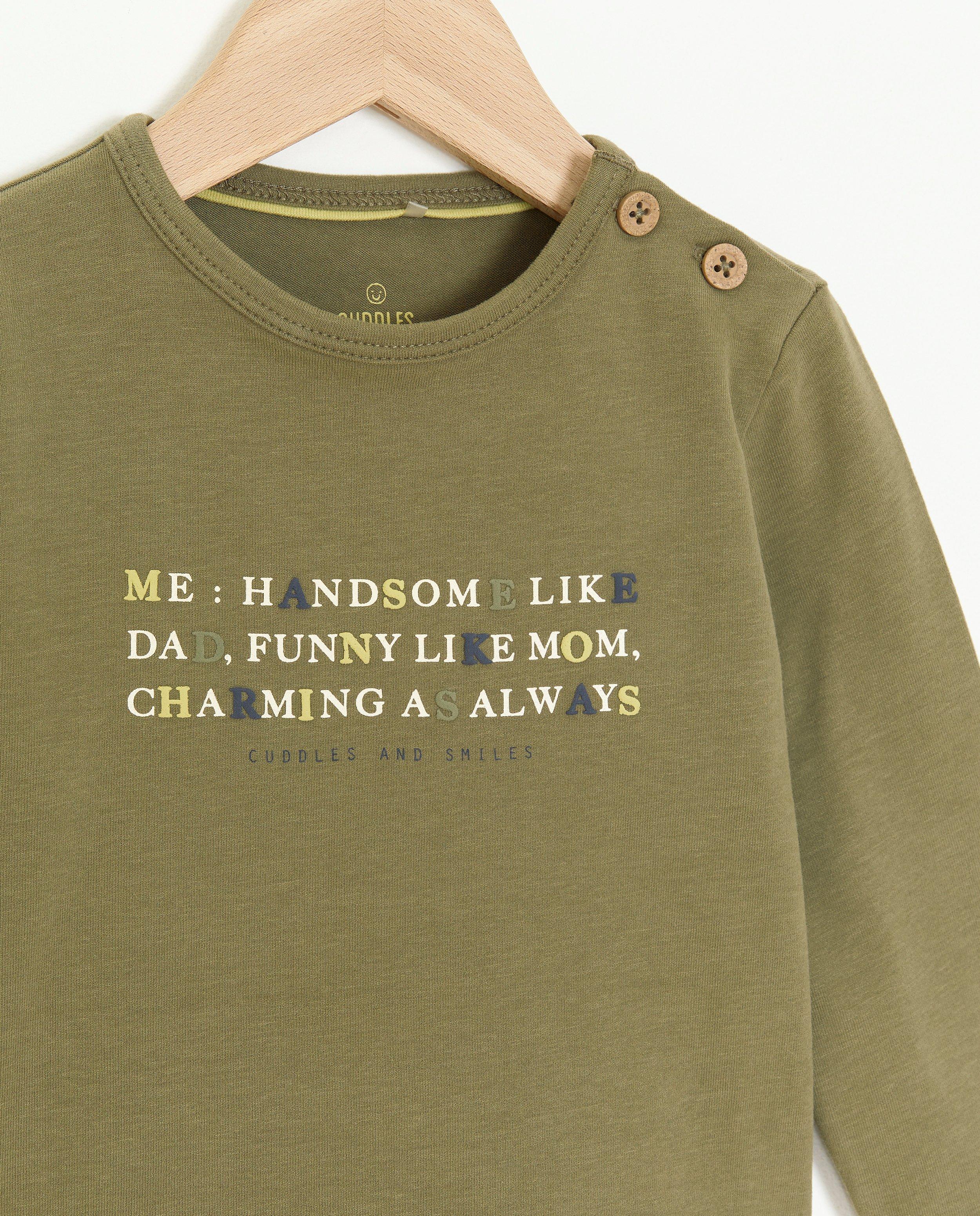 T-shirts - Longsleeve met opschrift