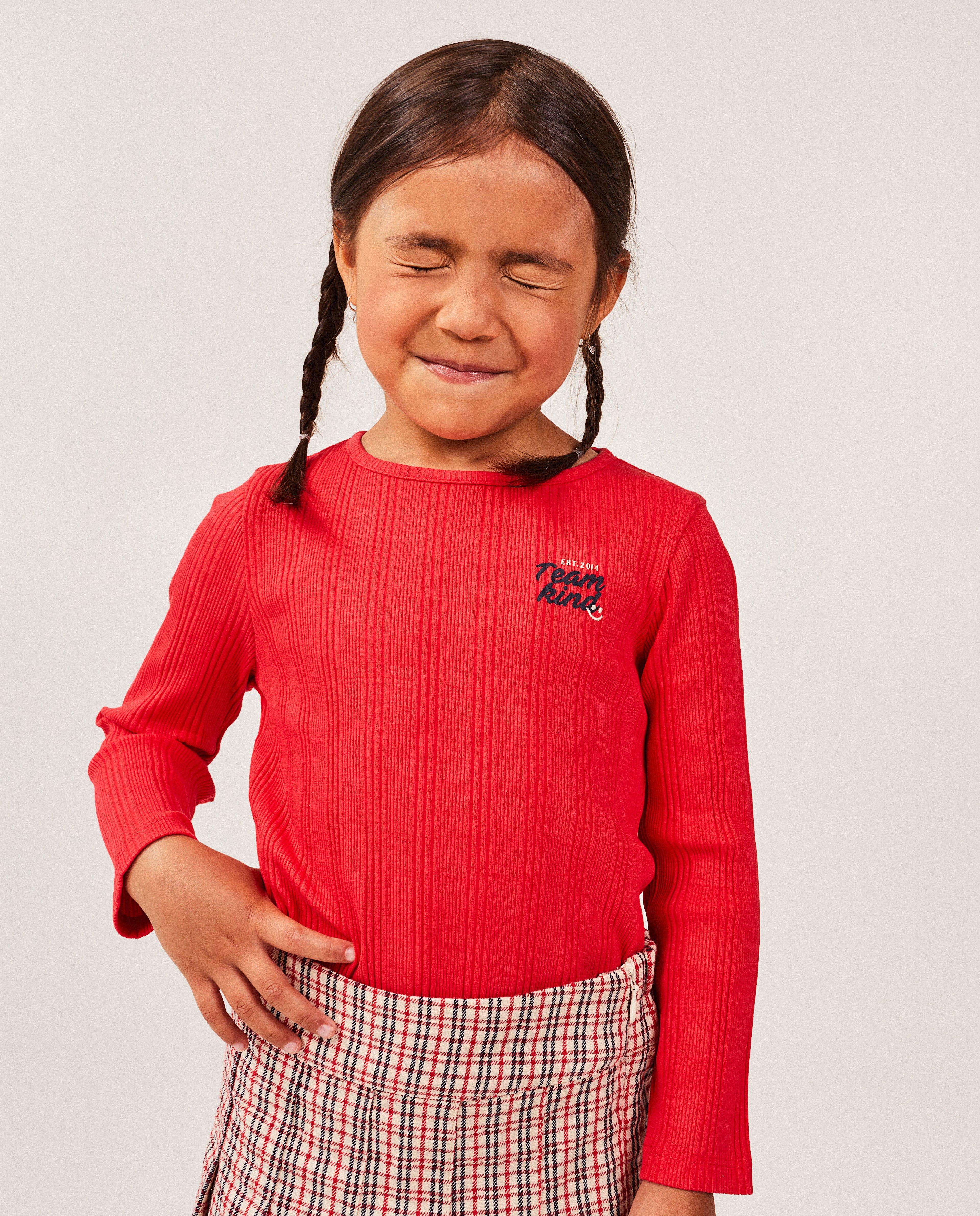 T-shirts - Longsleeve met rib