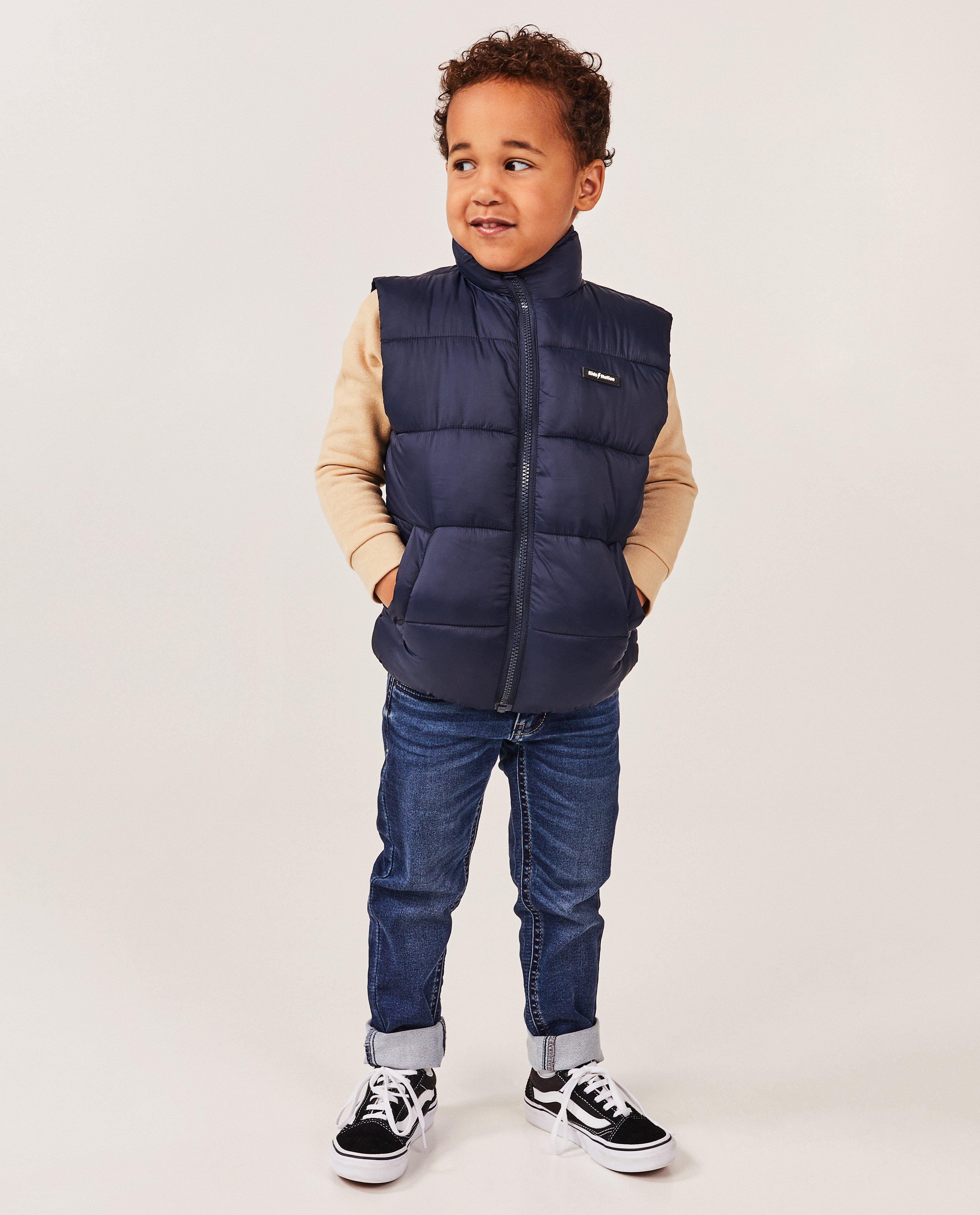Manteaux d'été - Bodywarmer bleu foncé, 2-7 ans