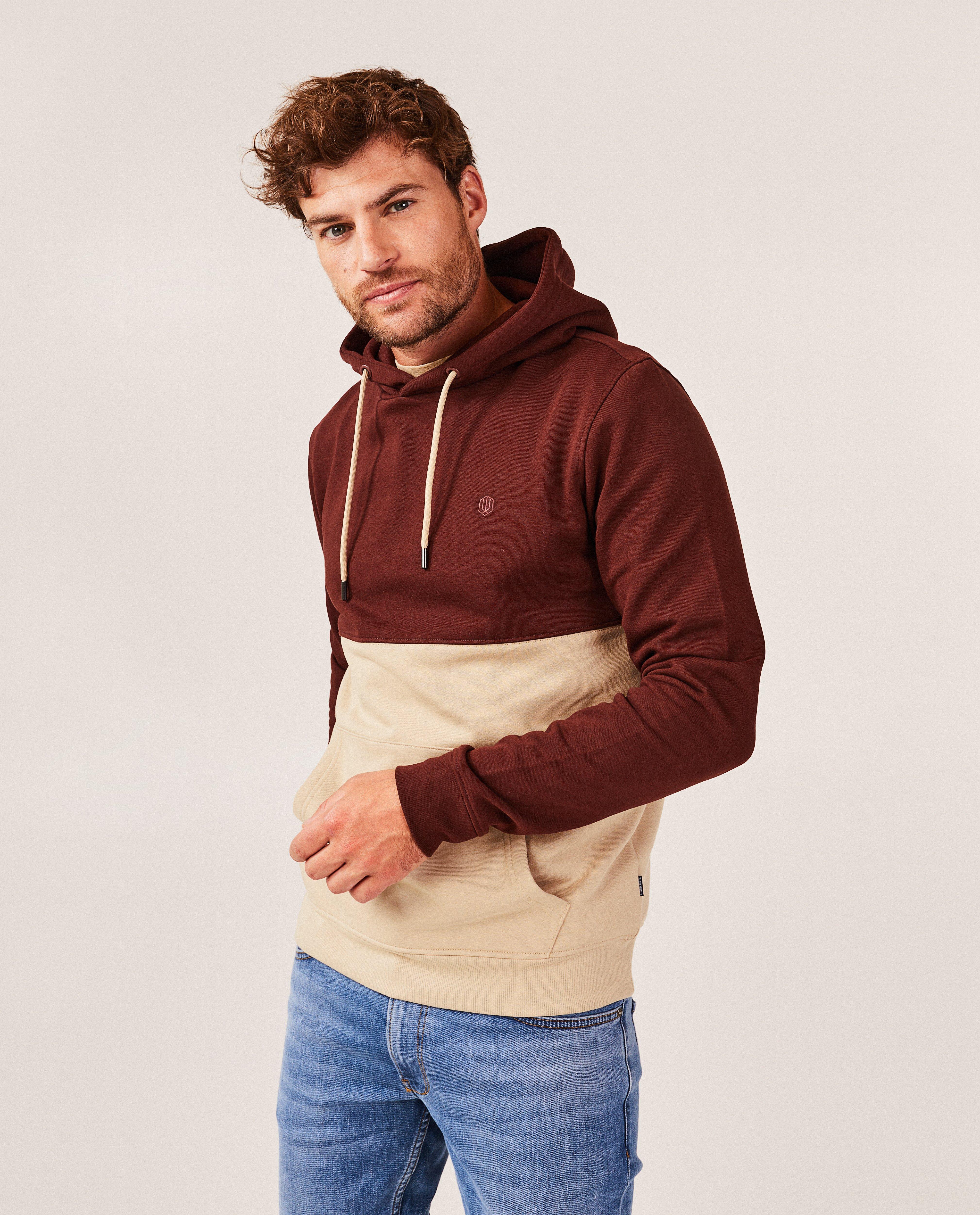 Sweaters - Hoodie met color block