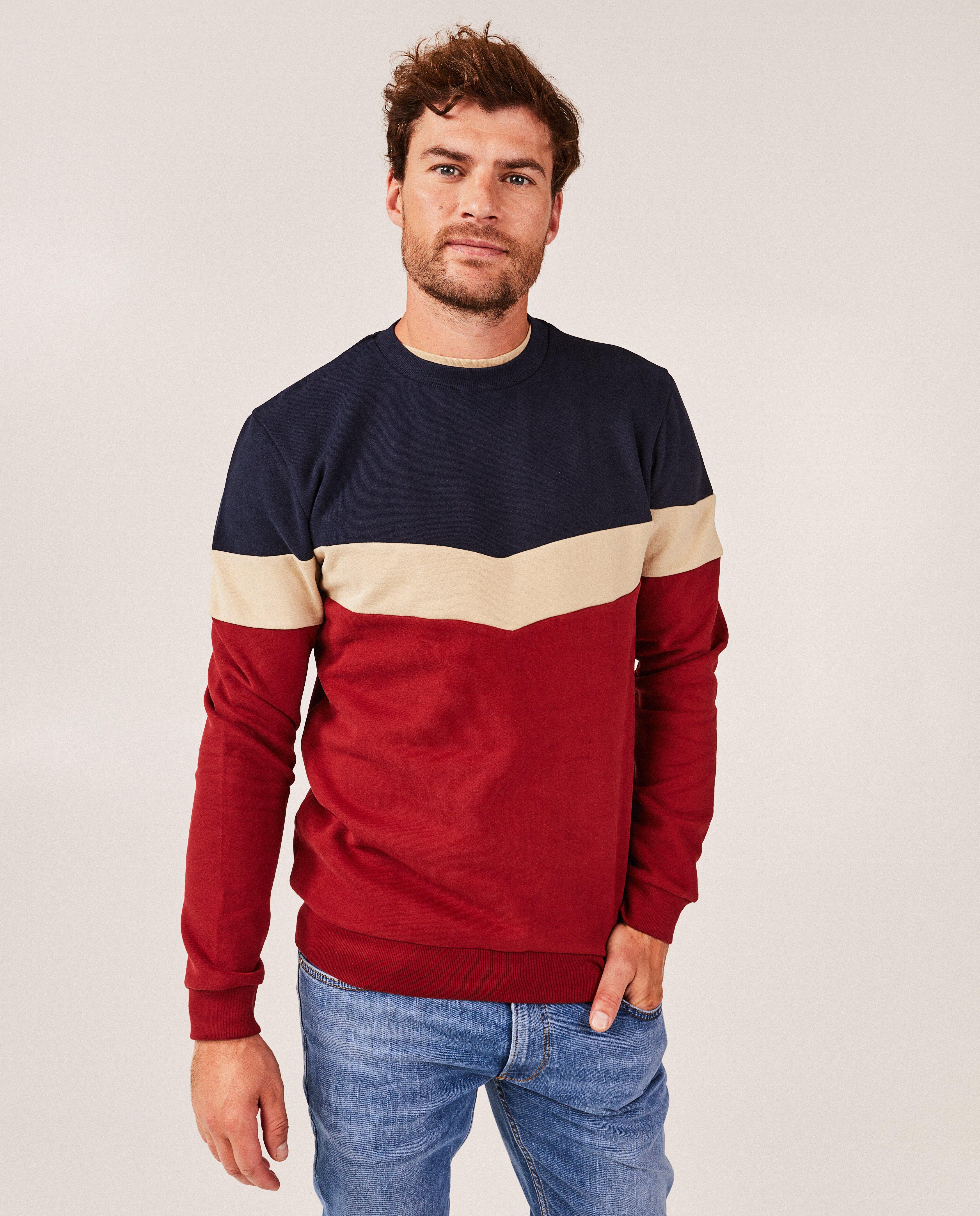 Sweaters - Sweater met color block