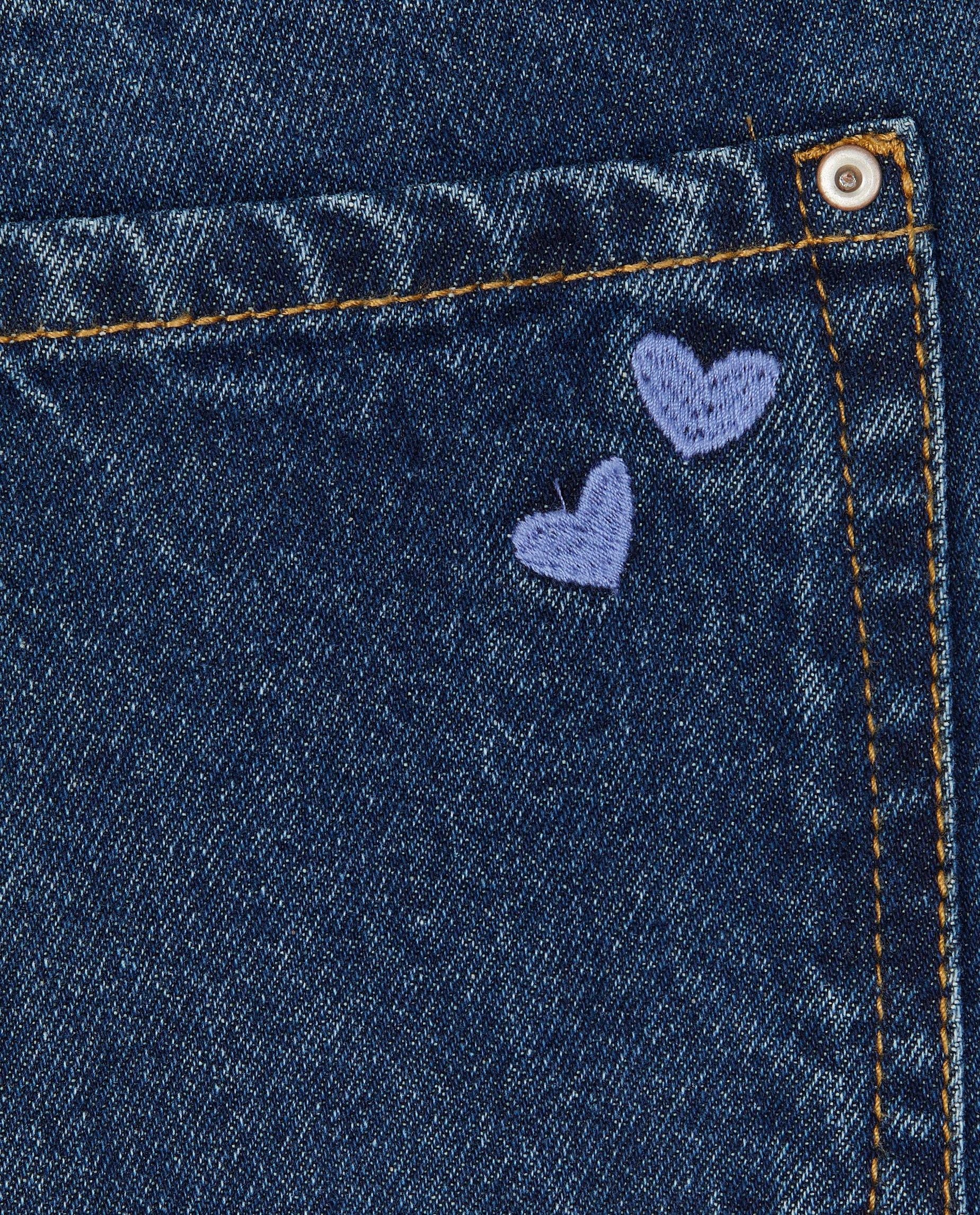 Jeans - Jeans brodé, straight fit
