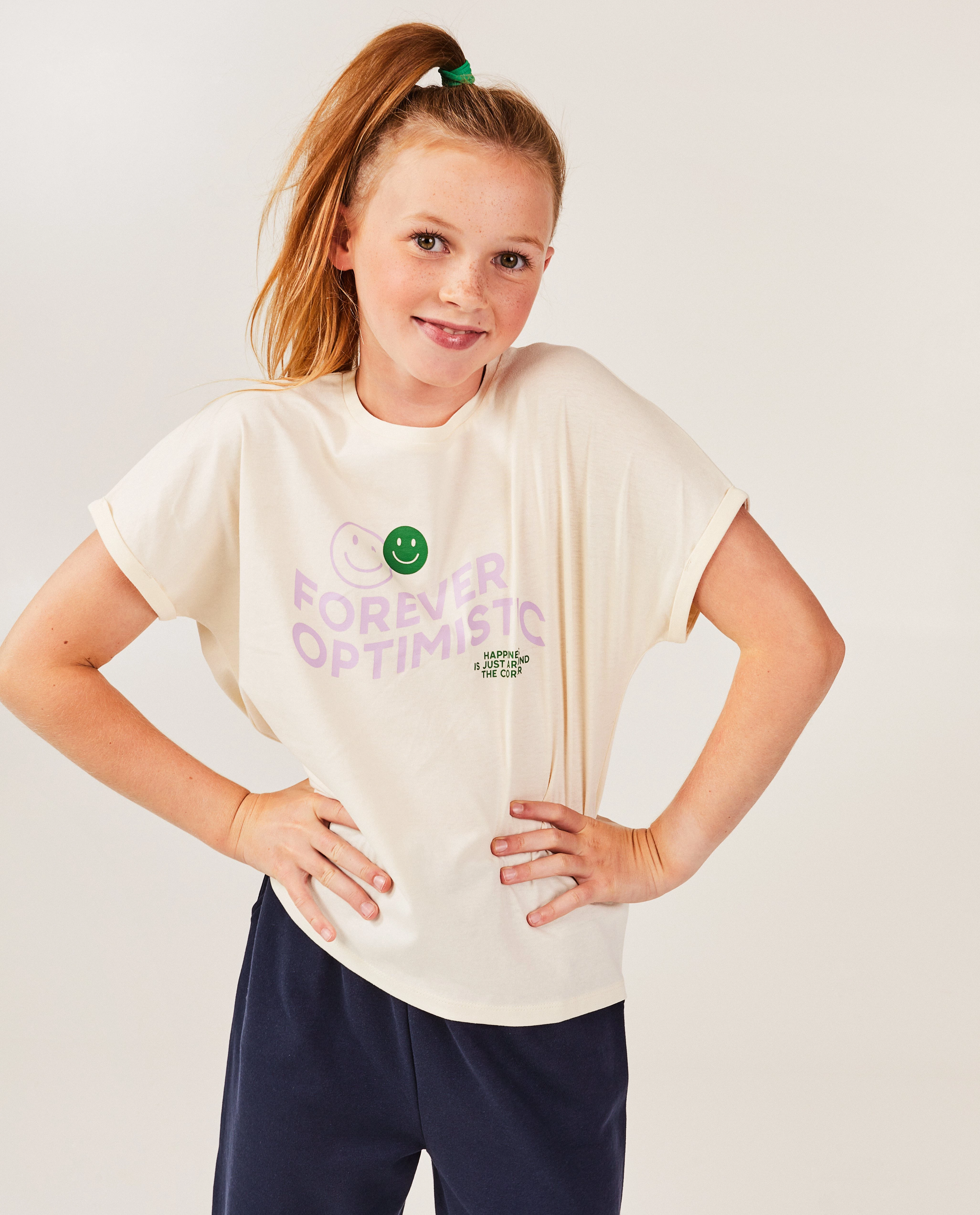 T-shirt Forever optimistic
