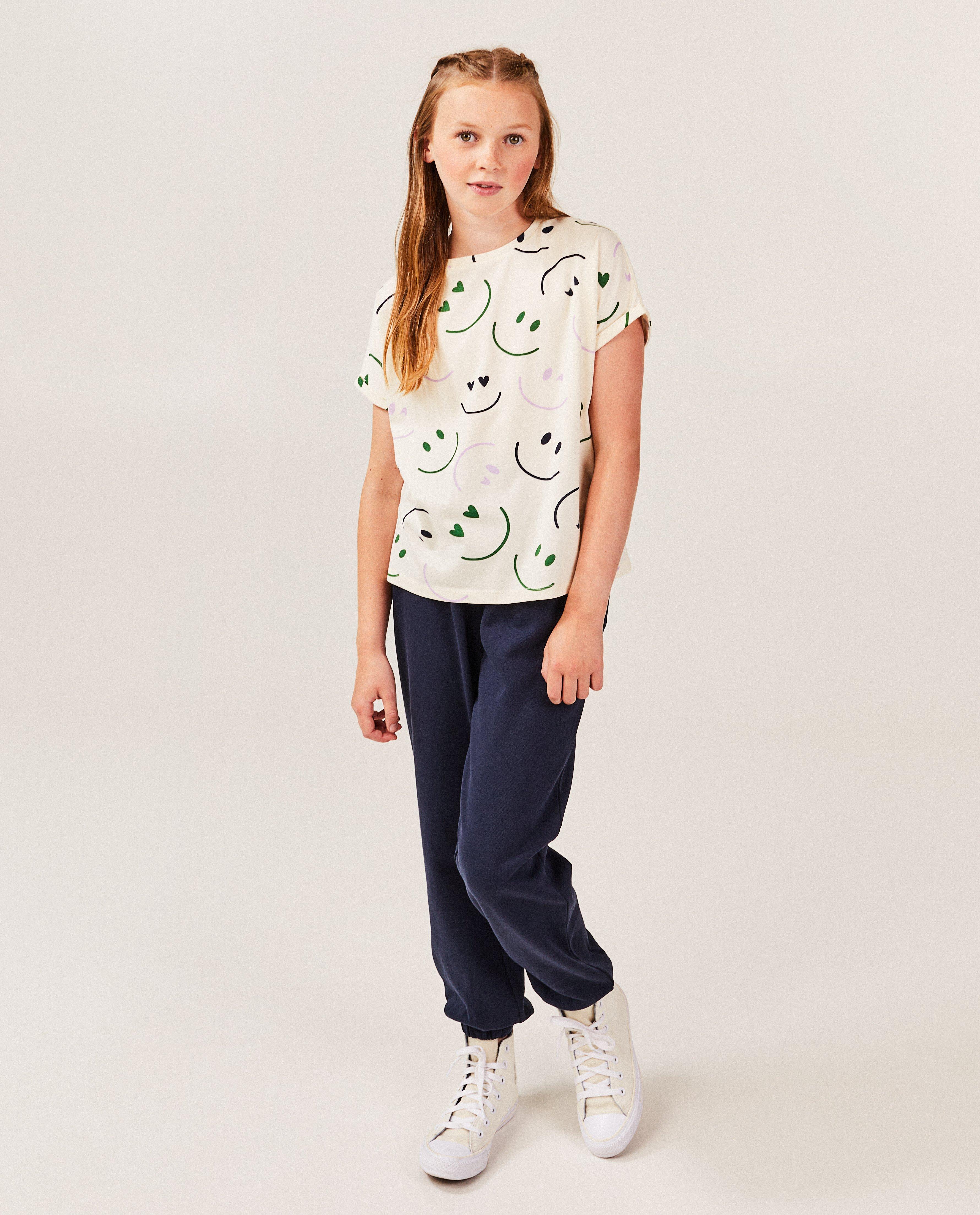 T-shirt à imprimé à smileys - null - Besties