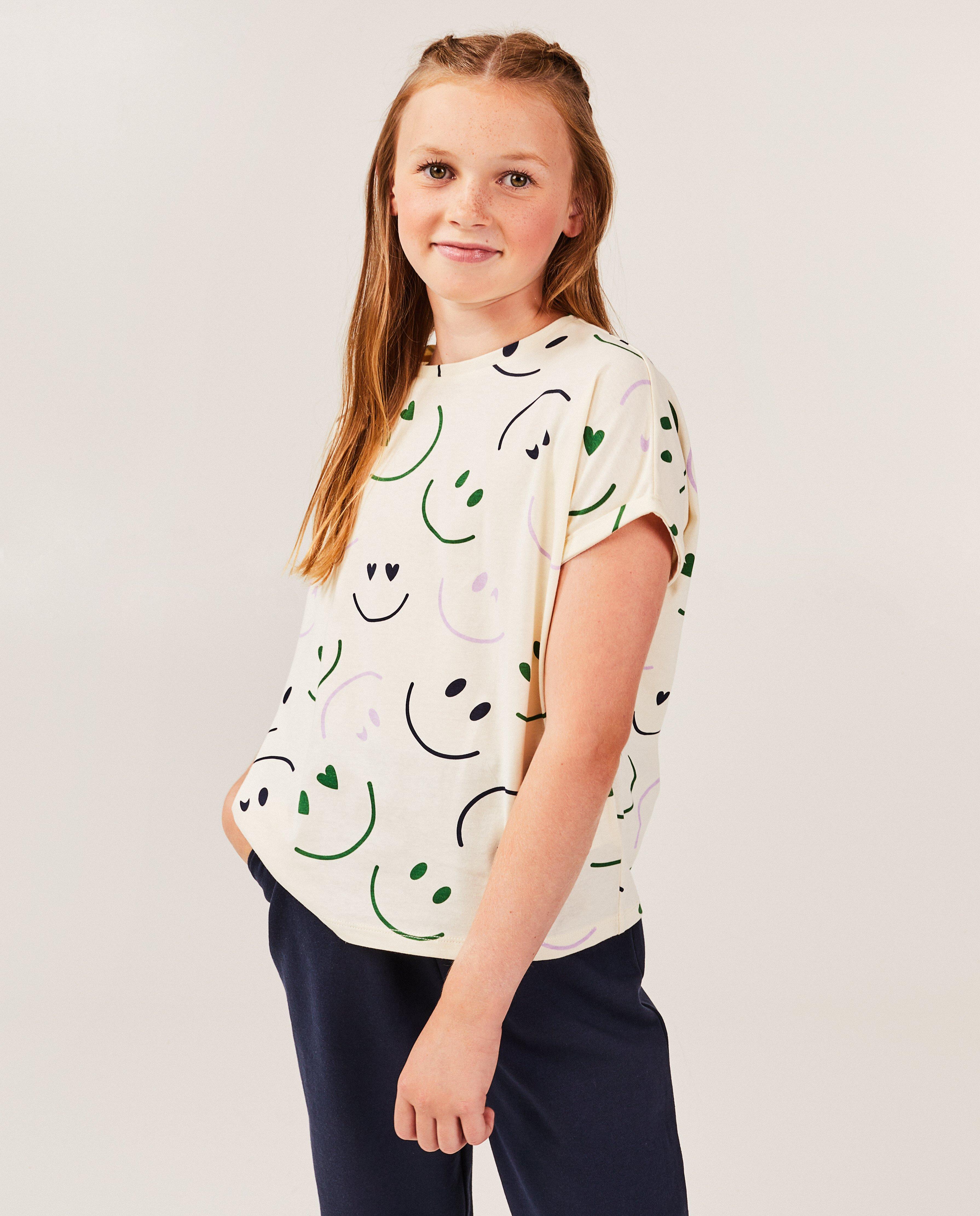 T-shirts - T-shirt à imprimé à smileys