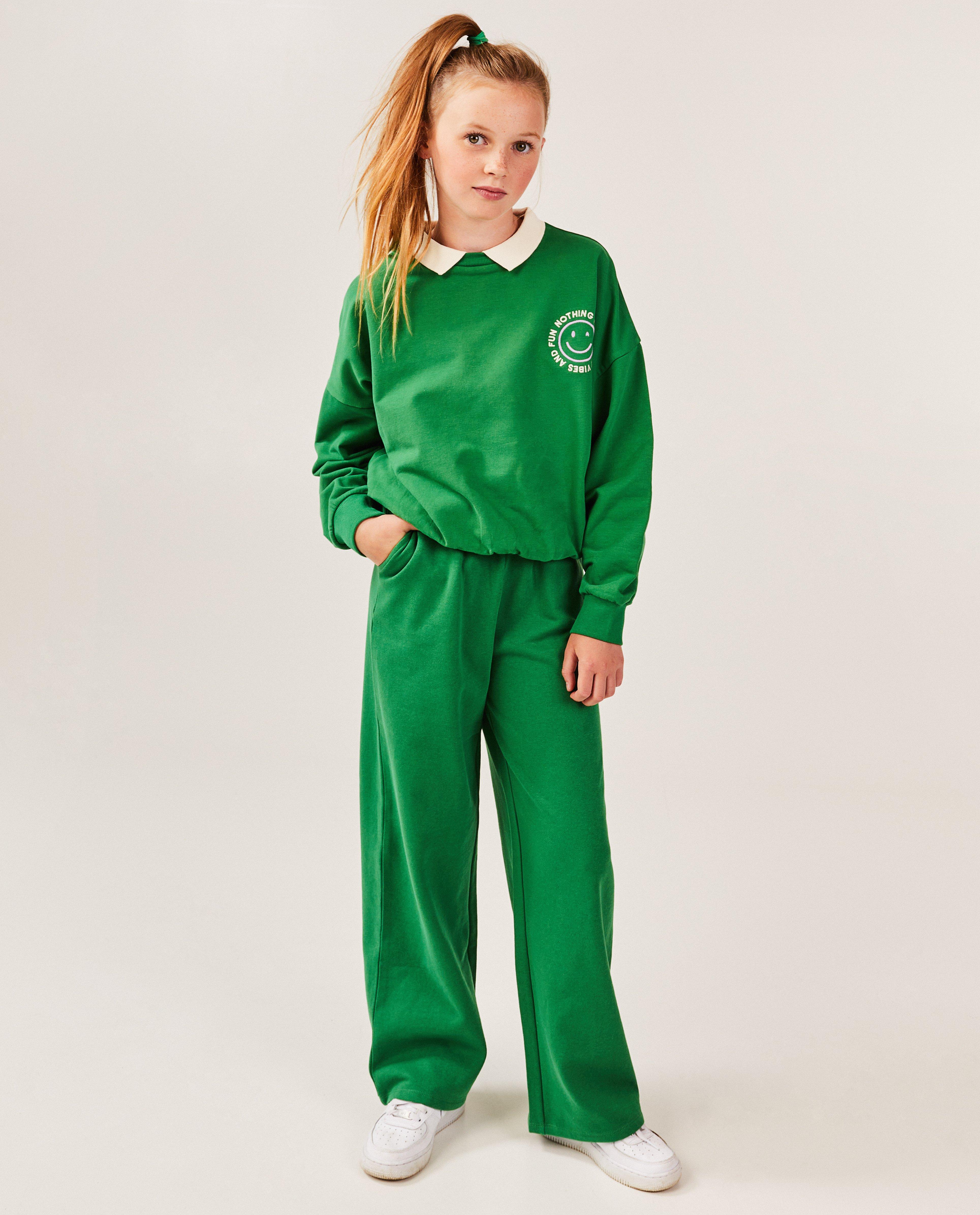 Broeken - Groene joggingbroek