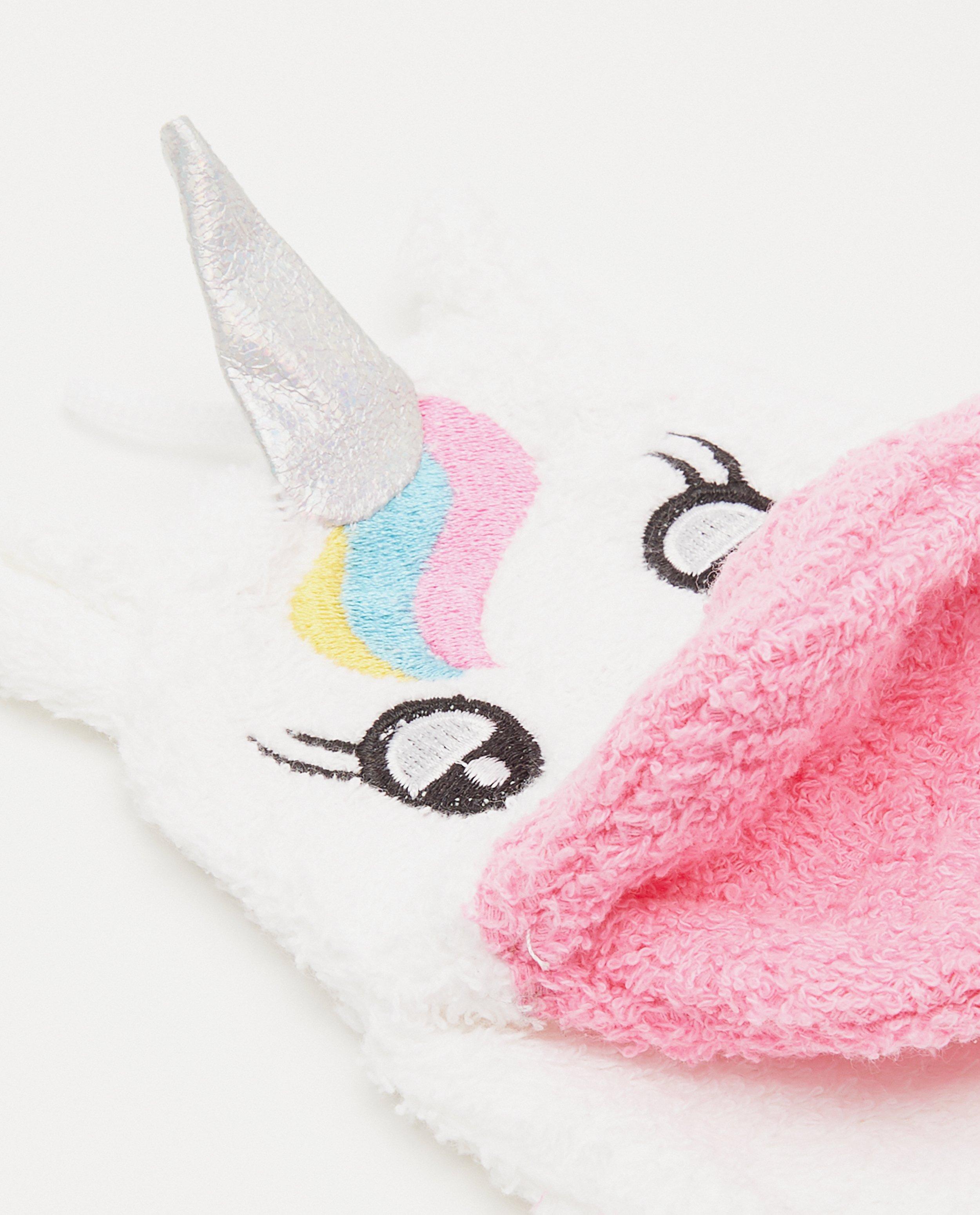 Cadeaux - Gant de toilette licorne