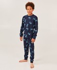 Nachtkleding - Pyjama met wafelstructuur