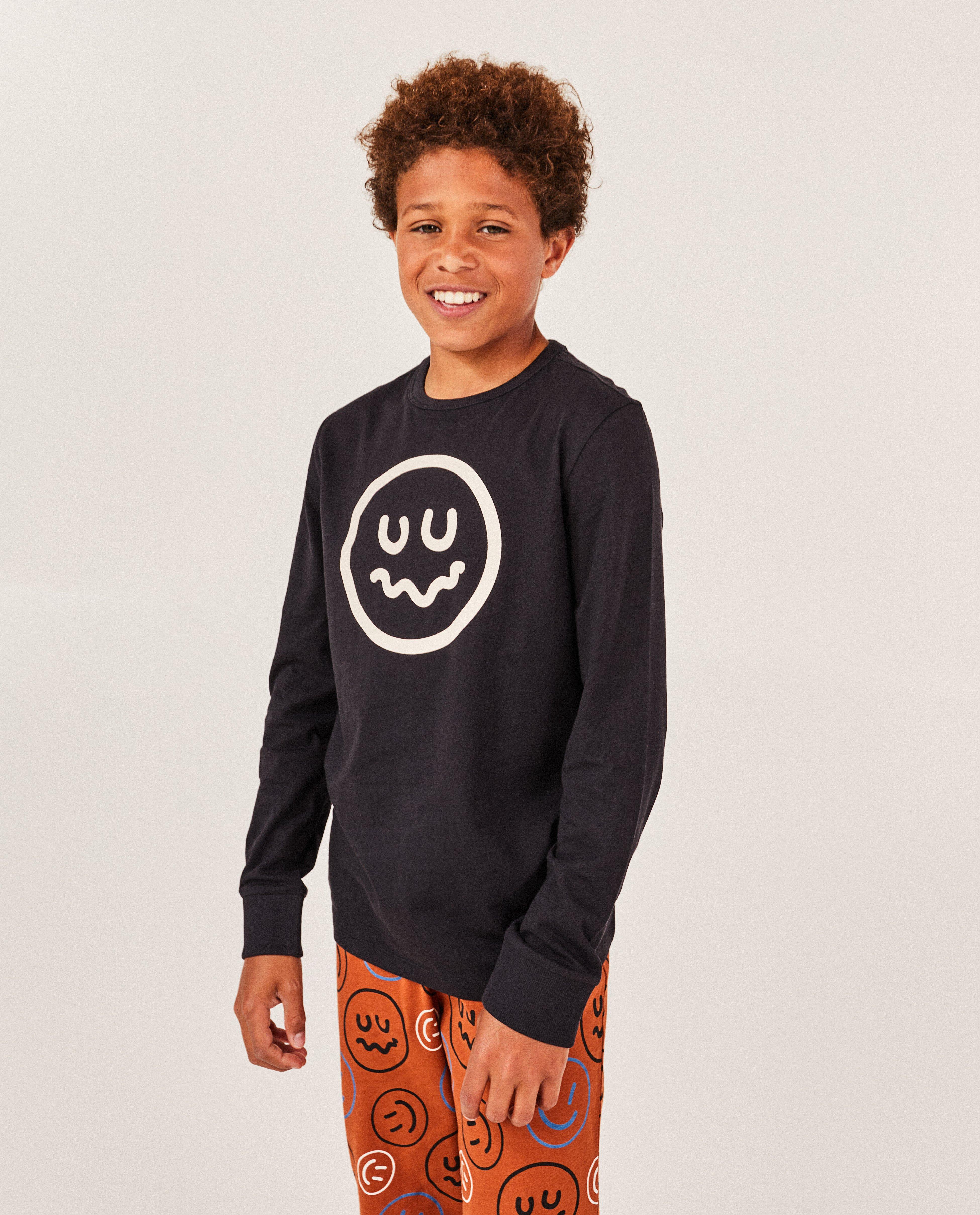 Pyjama met smileyprint - null - Fish & Chips