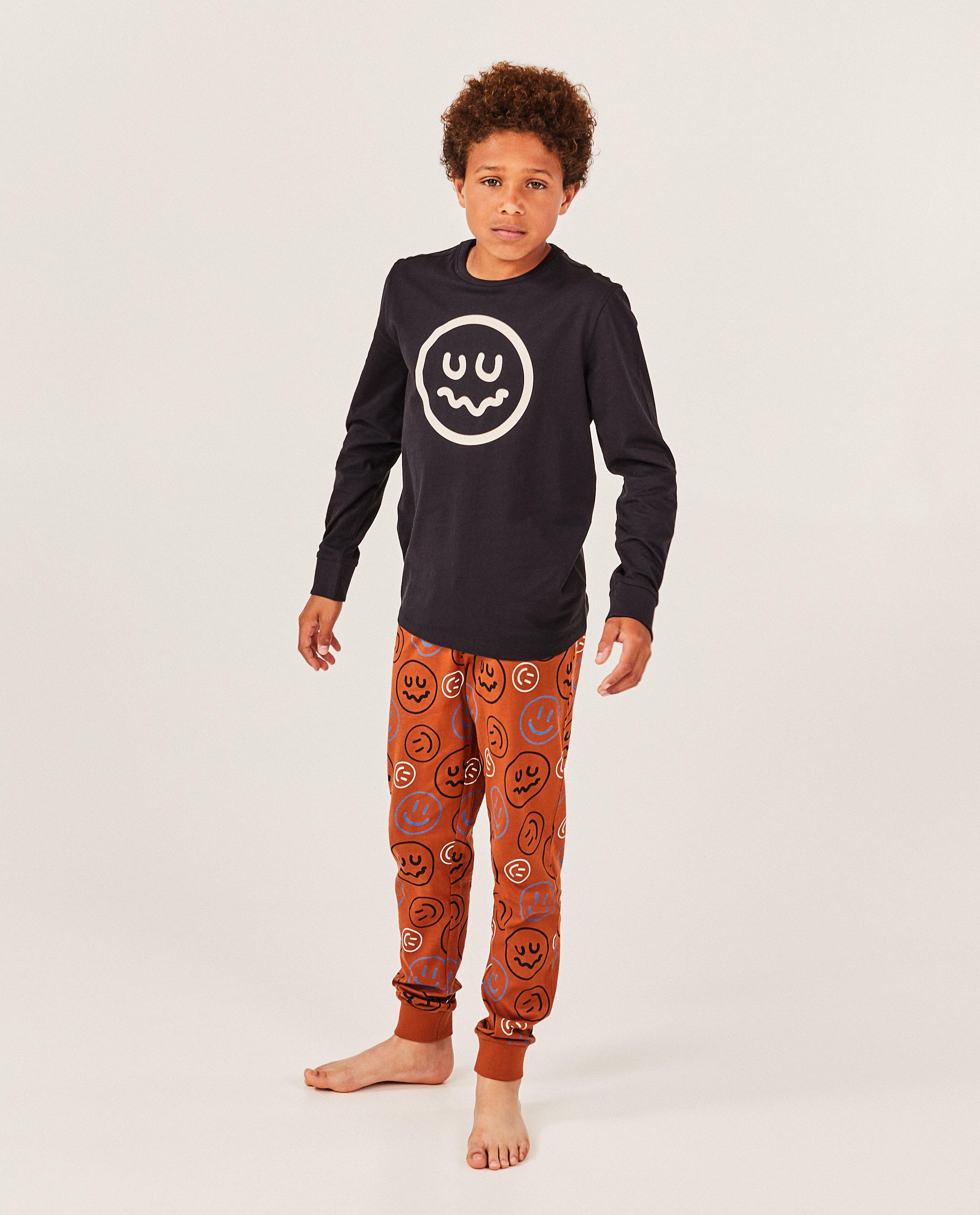 Nachtkleding - Pyjama met smileyprint