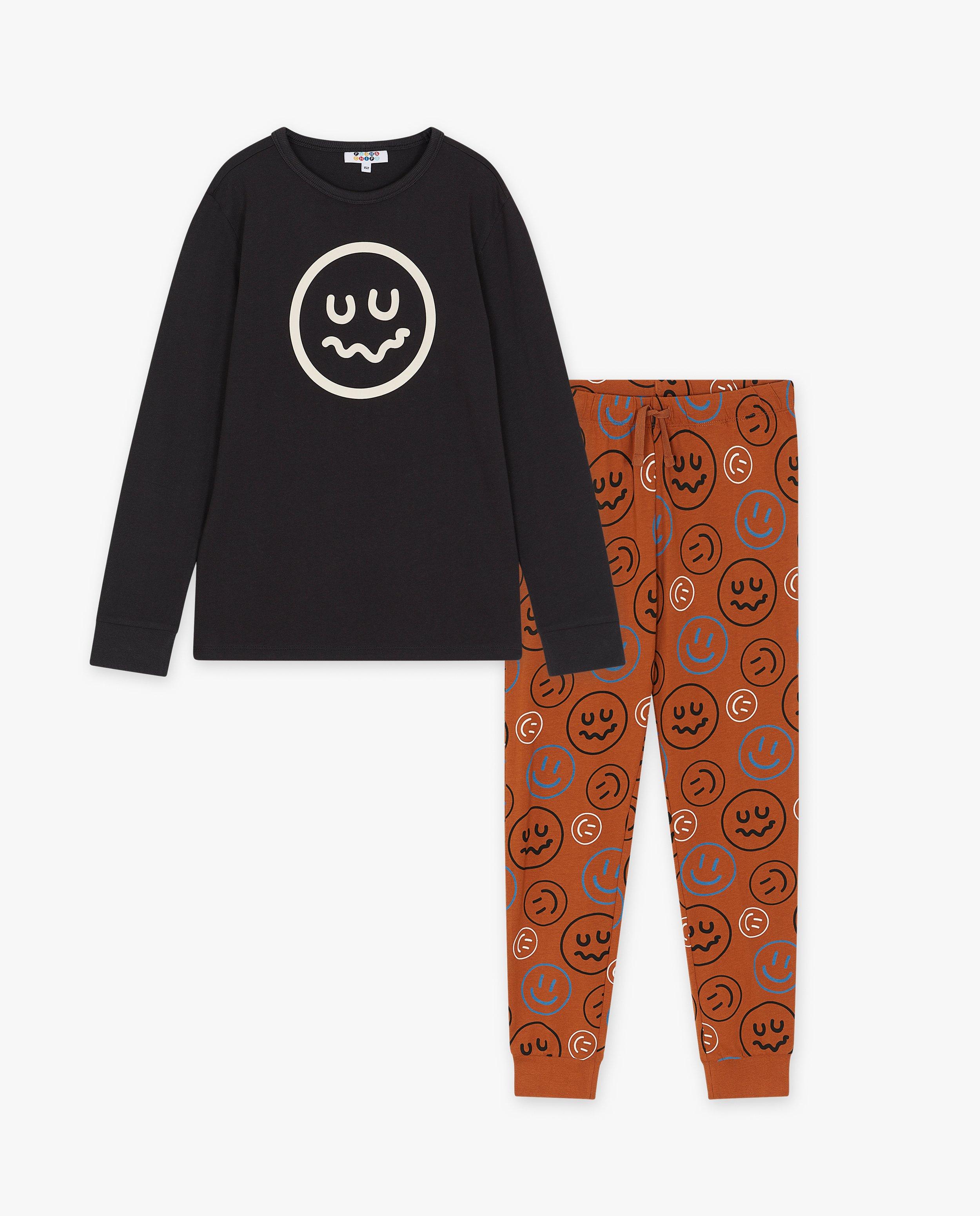 Nachtkleding - Pyjama met smileyprint