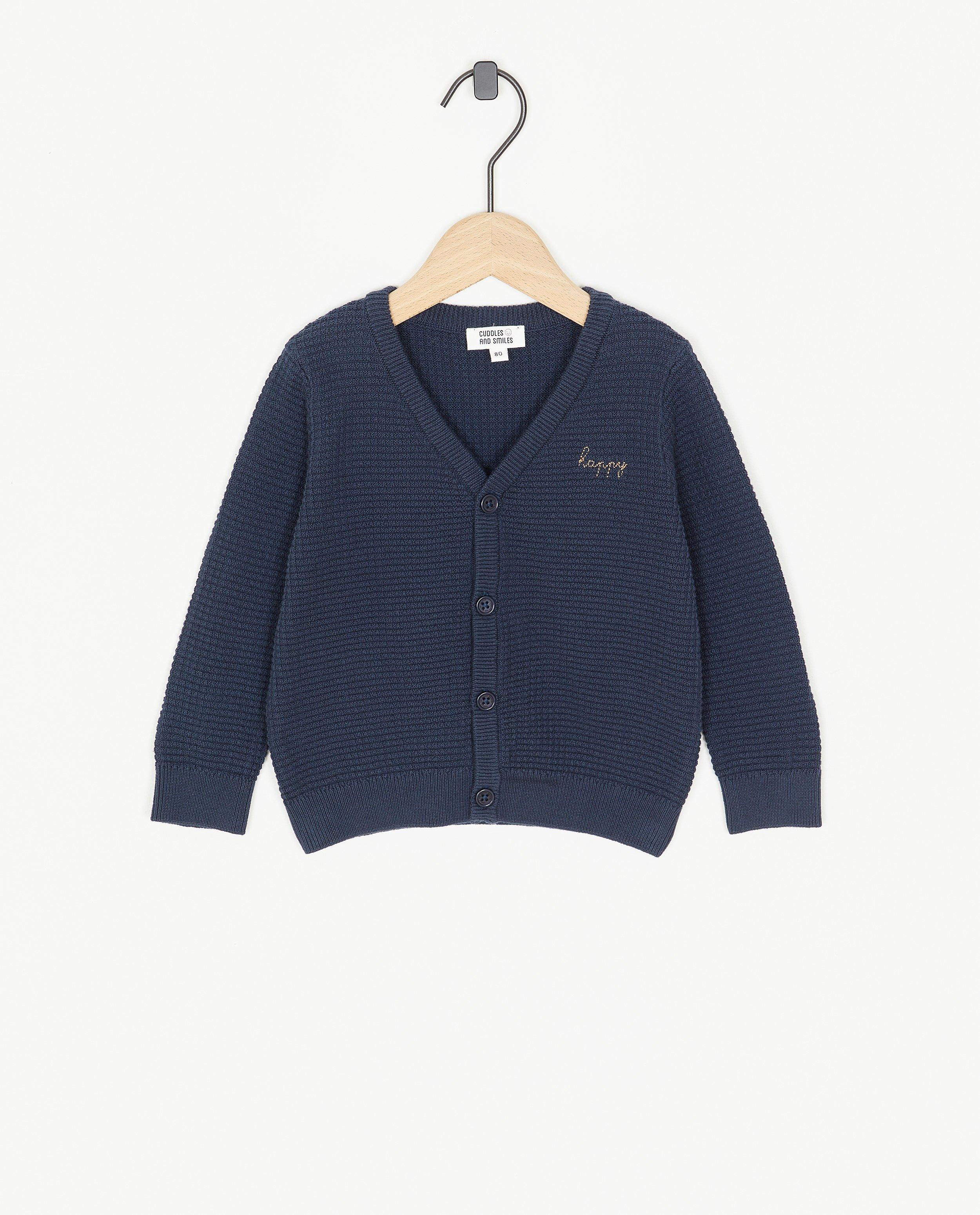 Cardigan à motif gaufré, Fête - null - Cuddles and Smiles
