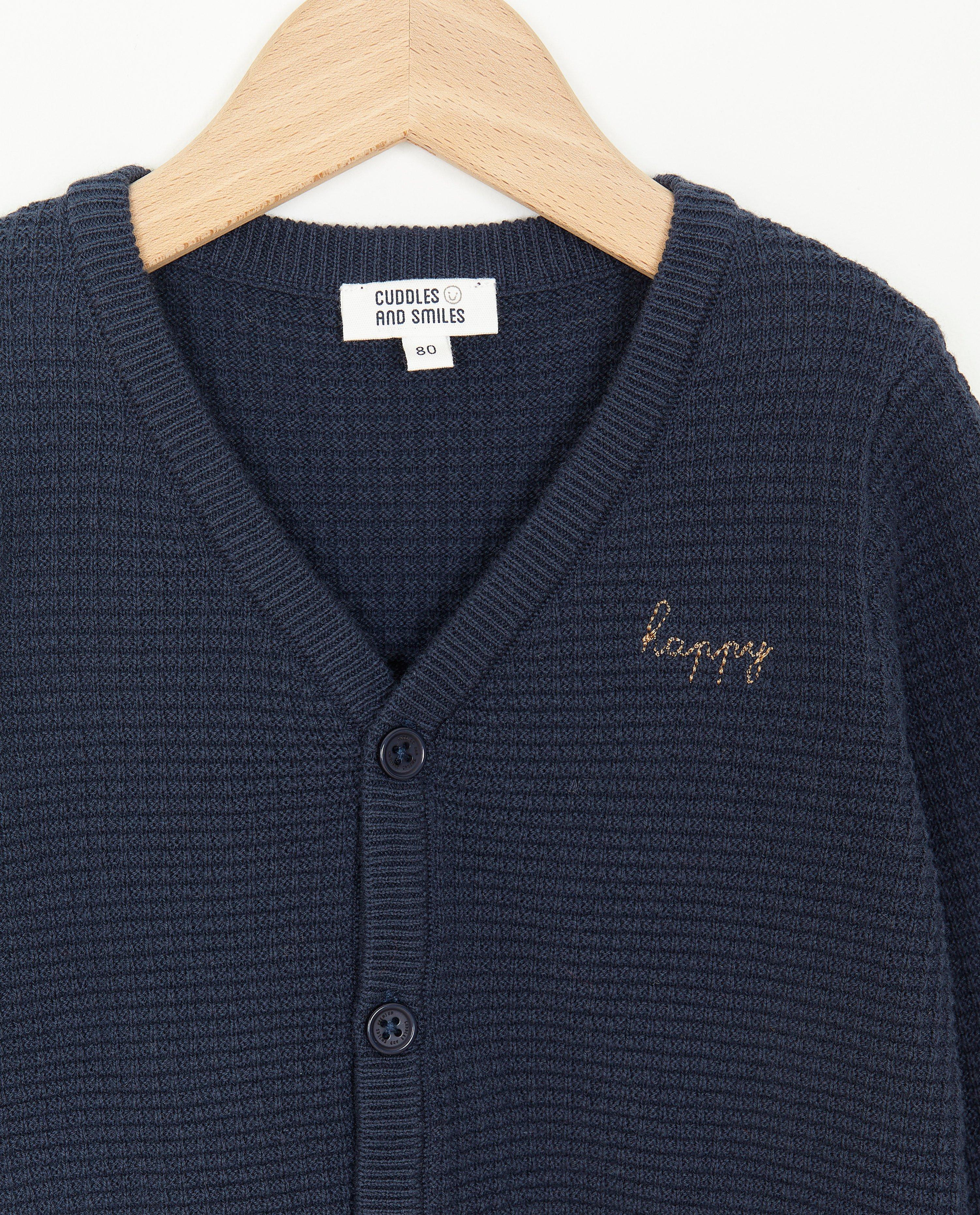 Cardigan - Cardigan met wafelpatroon, Feest