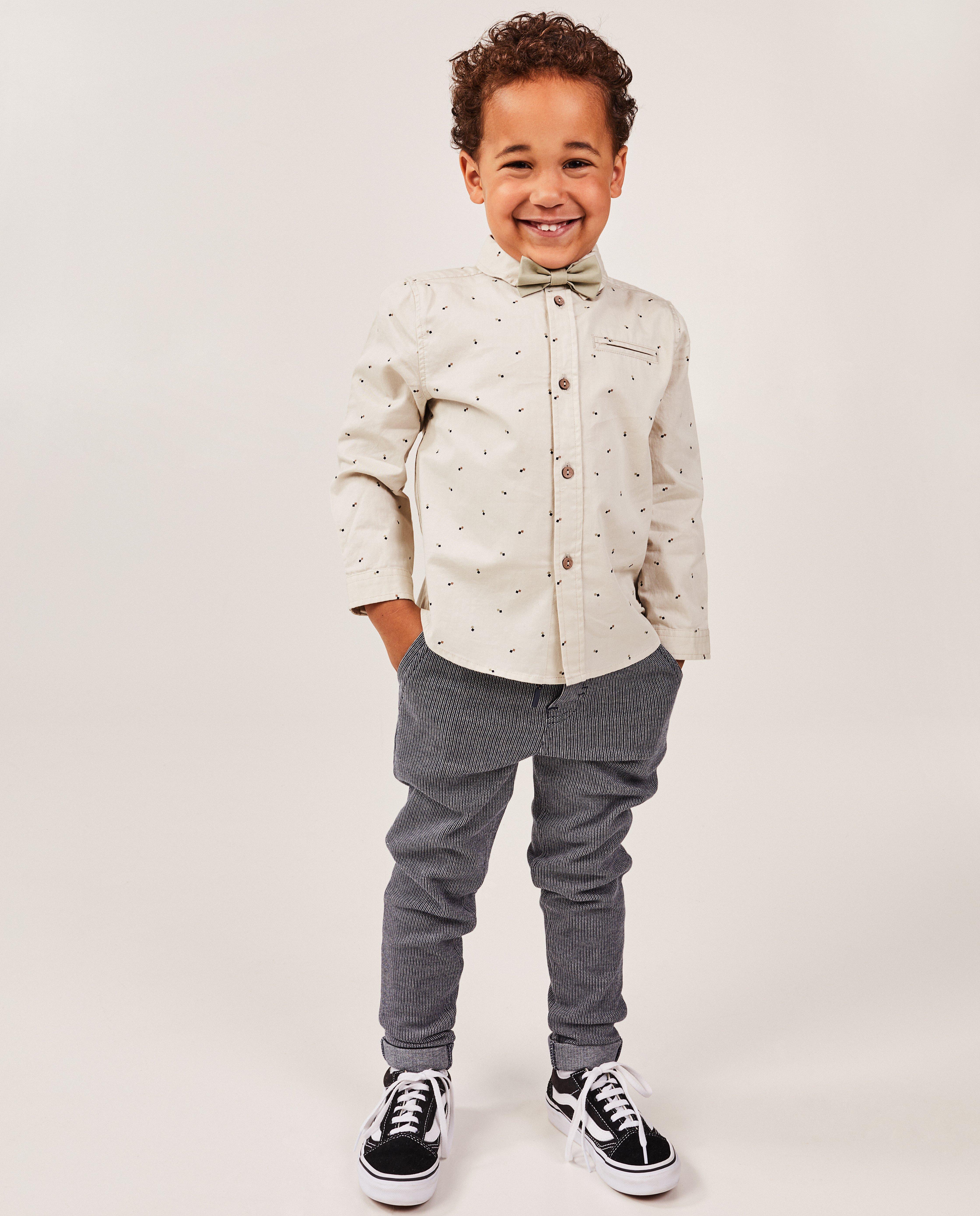 Chemise avec un nœud papillon - null - Kidz Nation