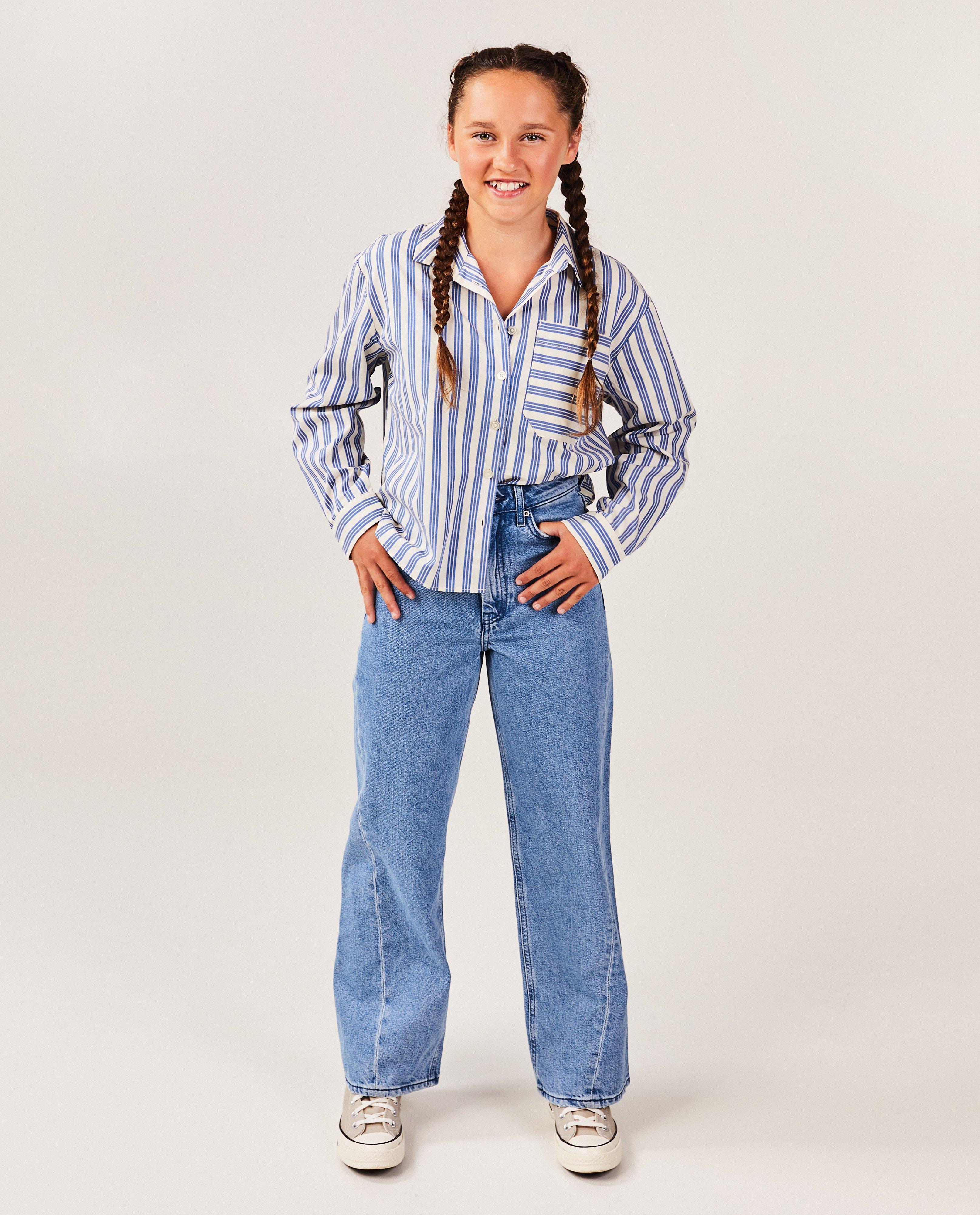 Jeans bleu, straight fit - null - Fish & Chips