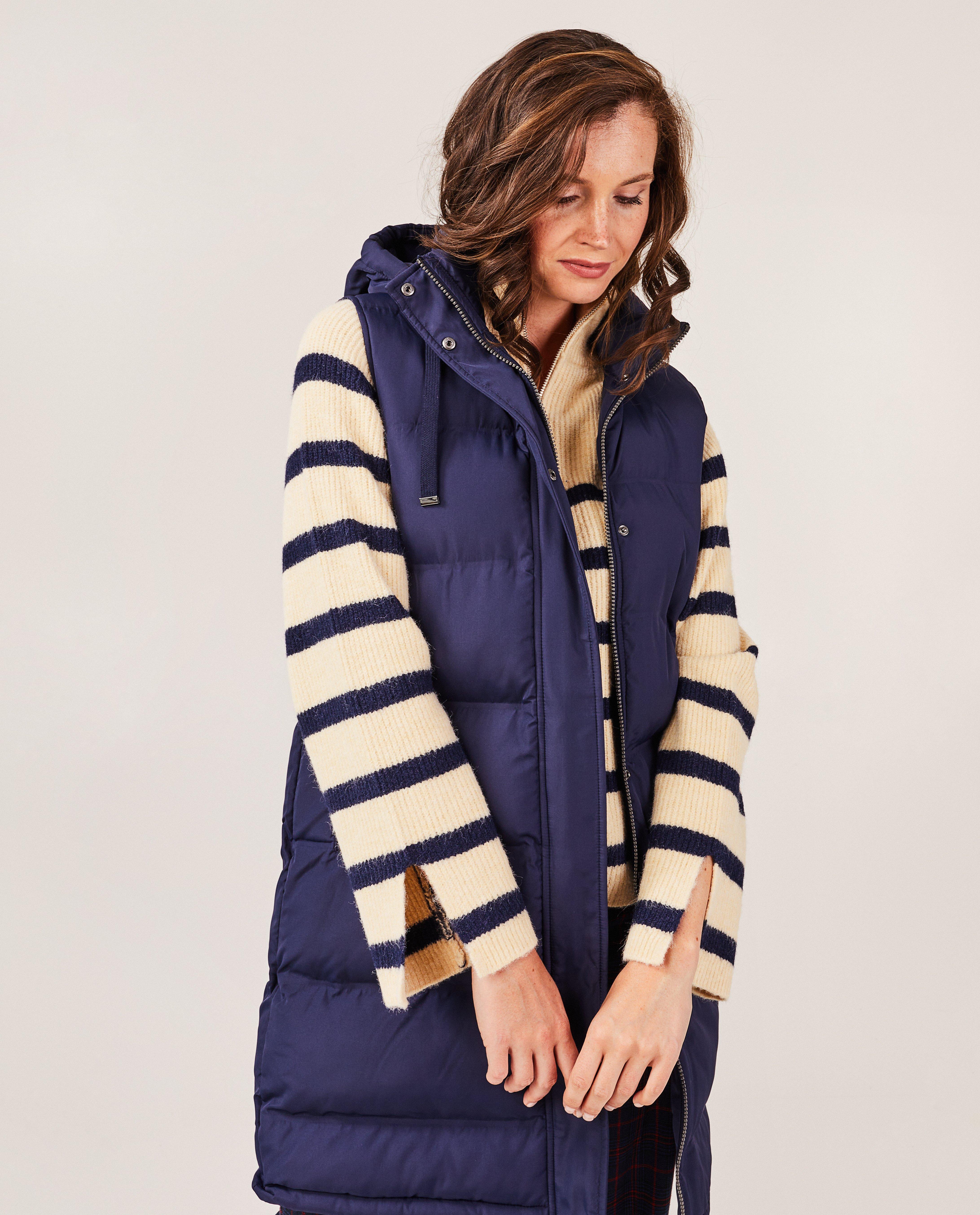 Doudounes - Long bodywarmer vert