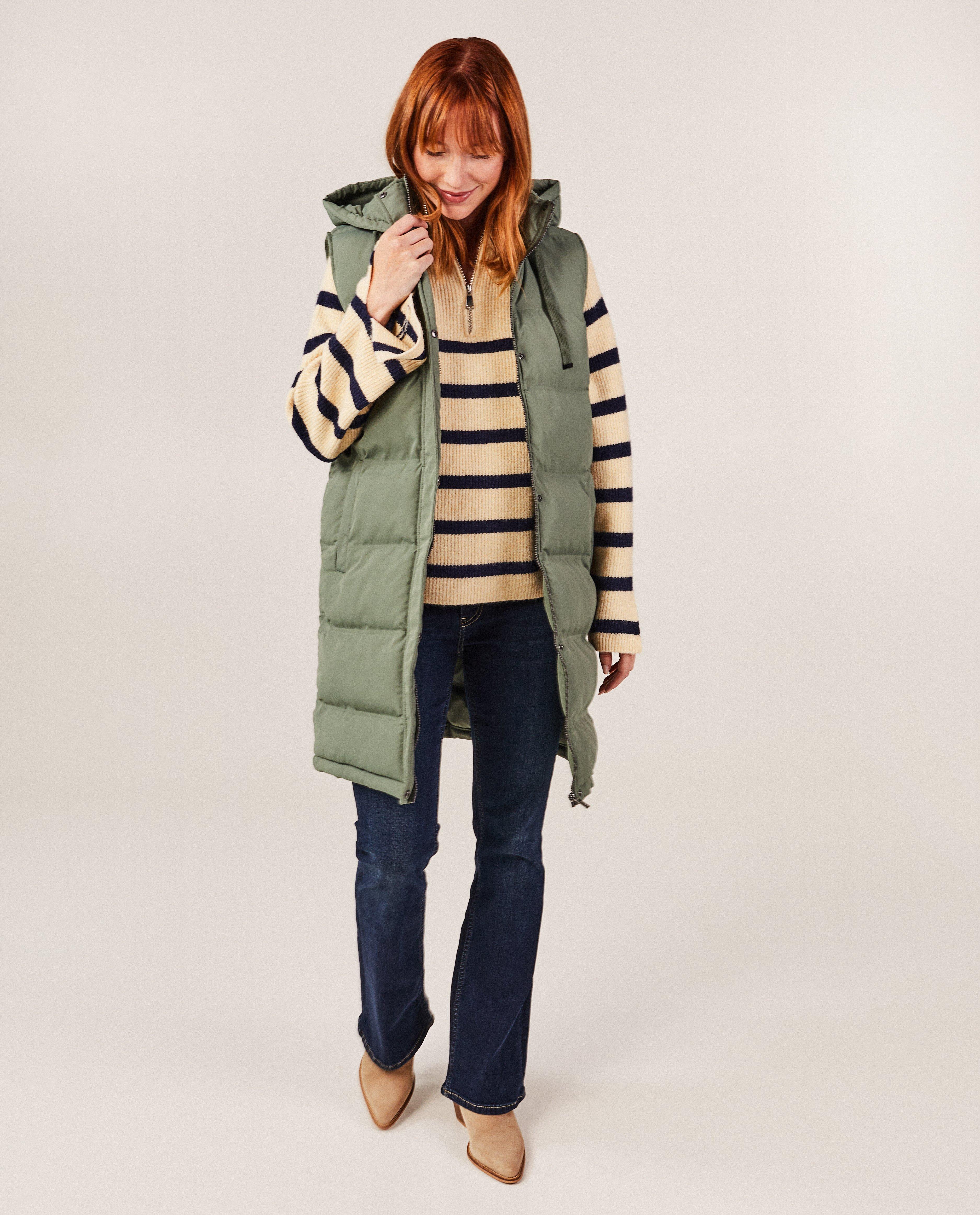Doudounes - Long bodywarmer vert