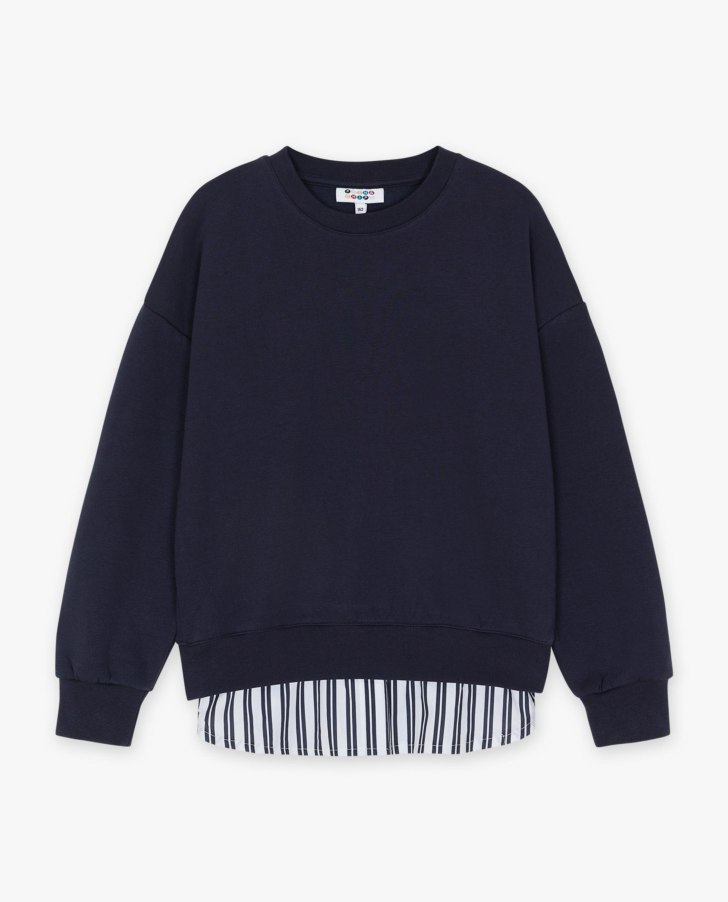 Sweaters - Donkerblauwe sweater