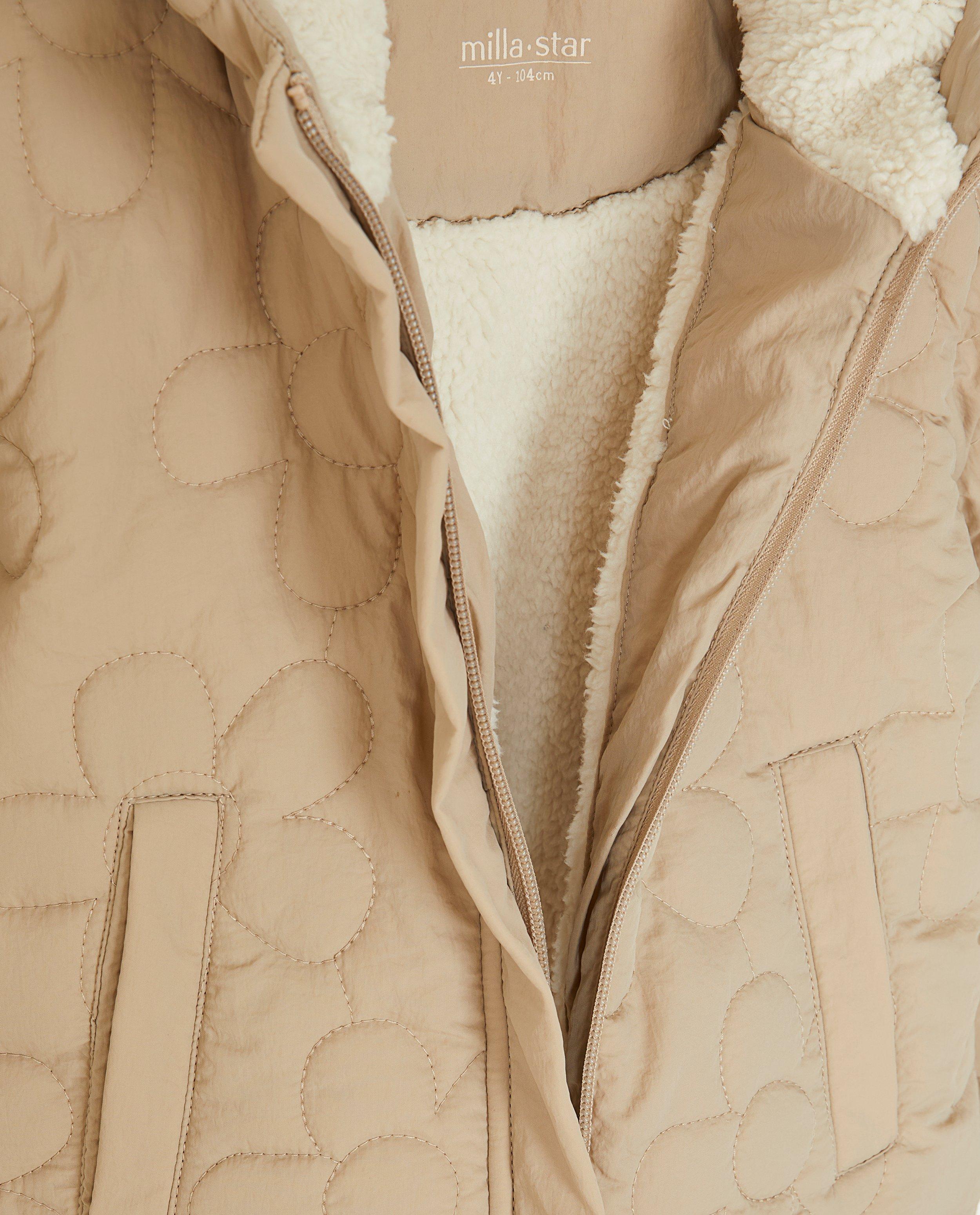 Teddys - Veste avec motif fleuri piqué