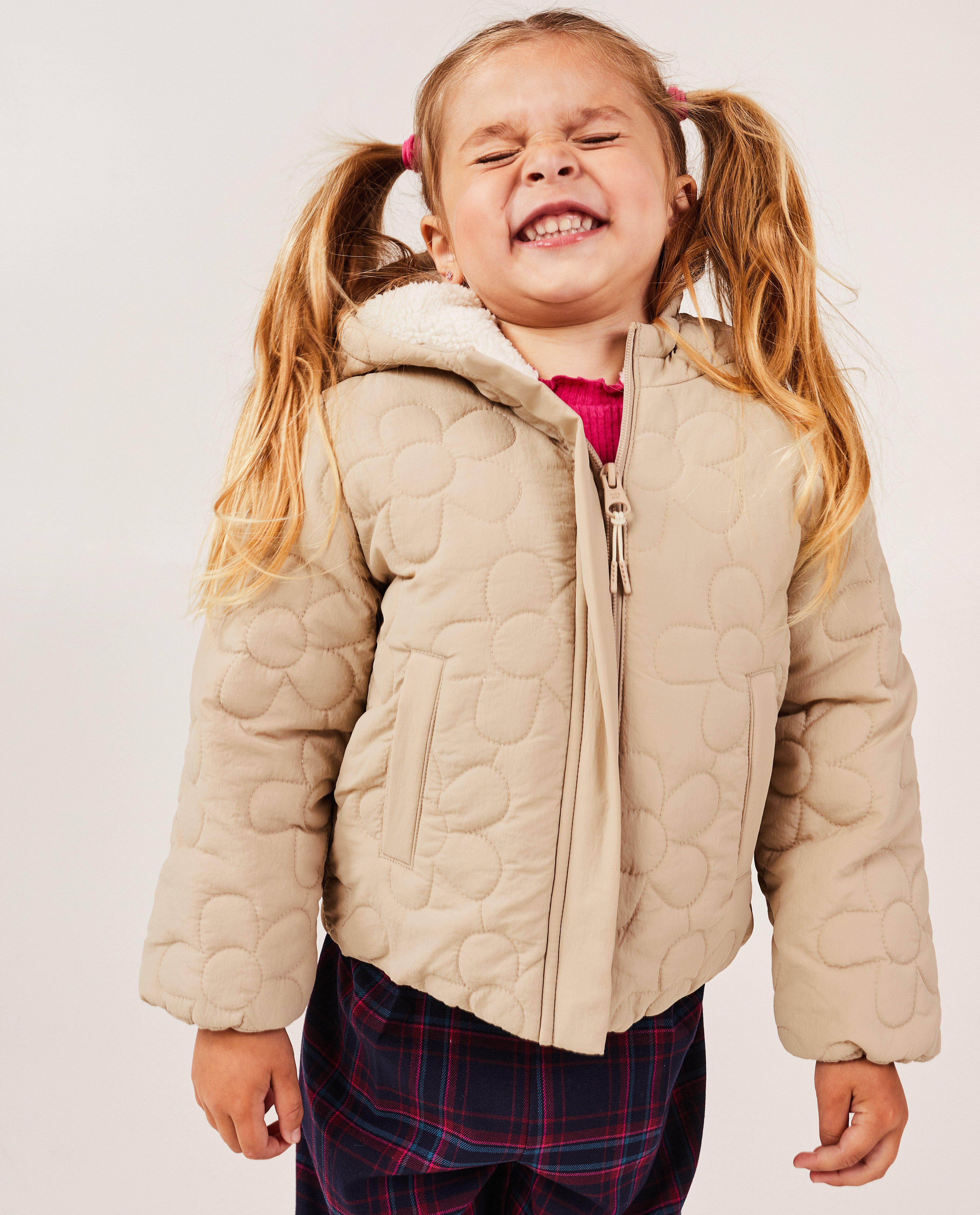 Teddys - Veste avec motif fleuri piqué