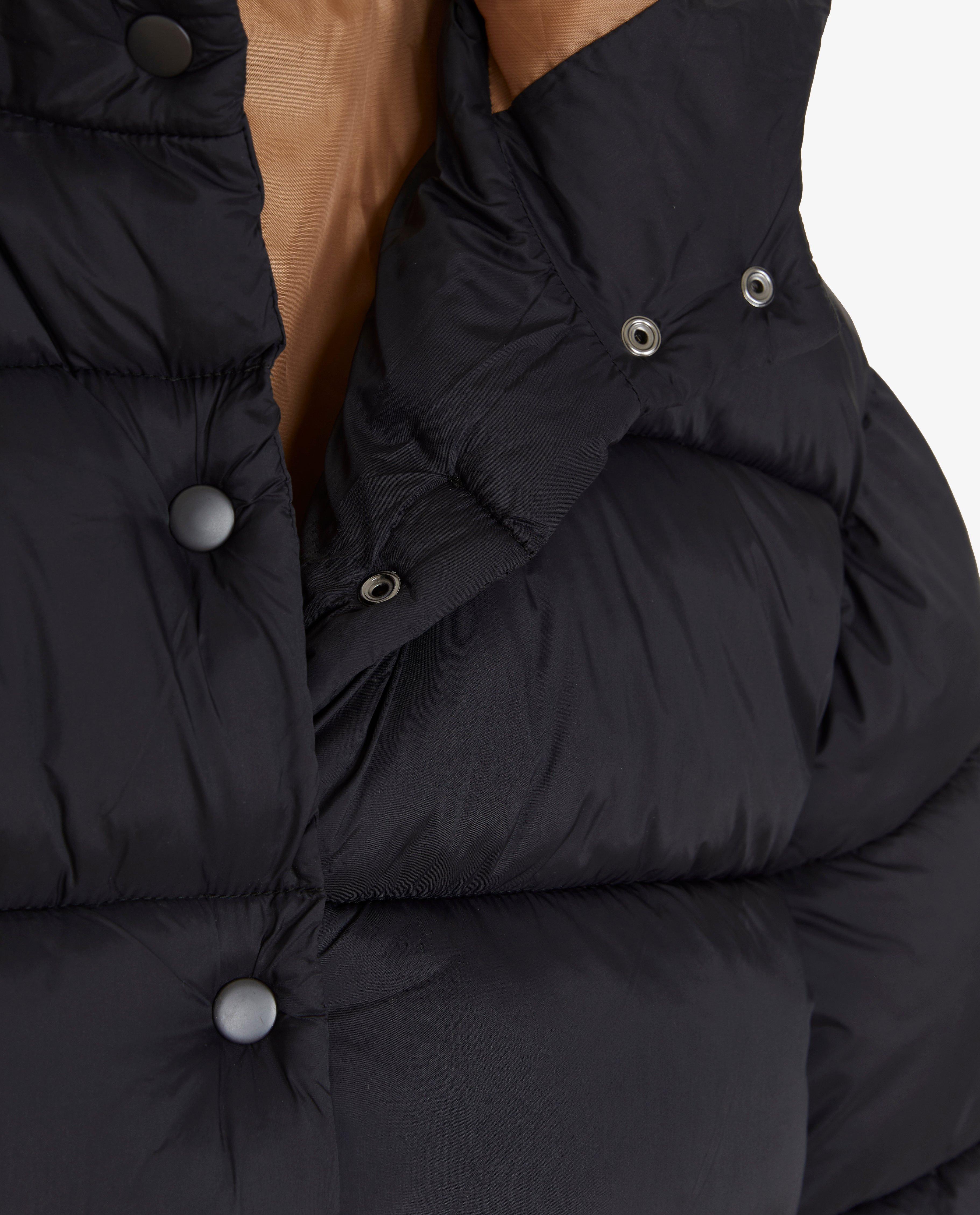 Poncho's en teddy's - Zwarte quilted jas