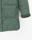 Poncho's en teddy's - Groene quilted jas
