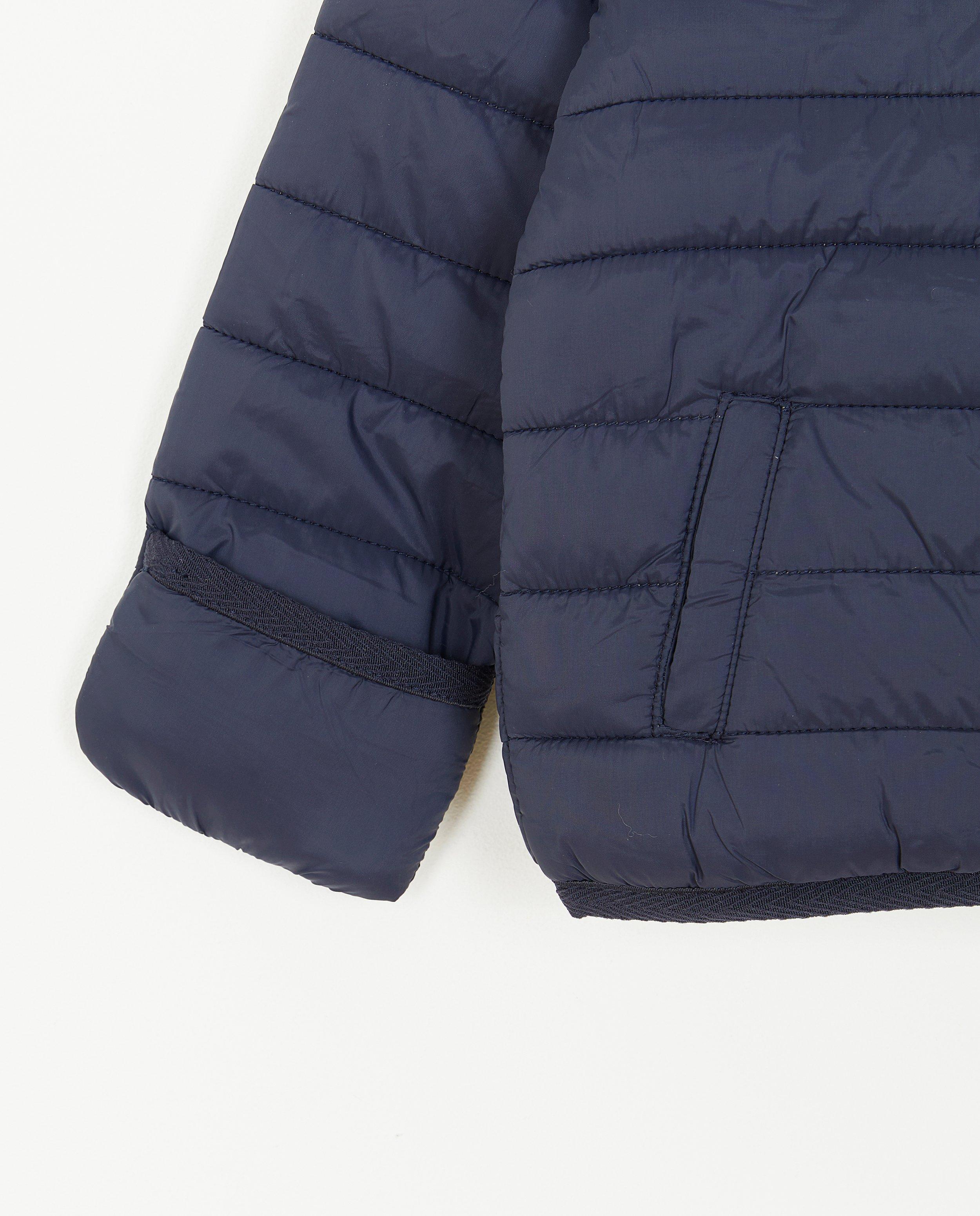 Manteaux d'été - Veste surpiquée bleu foncé