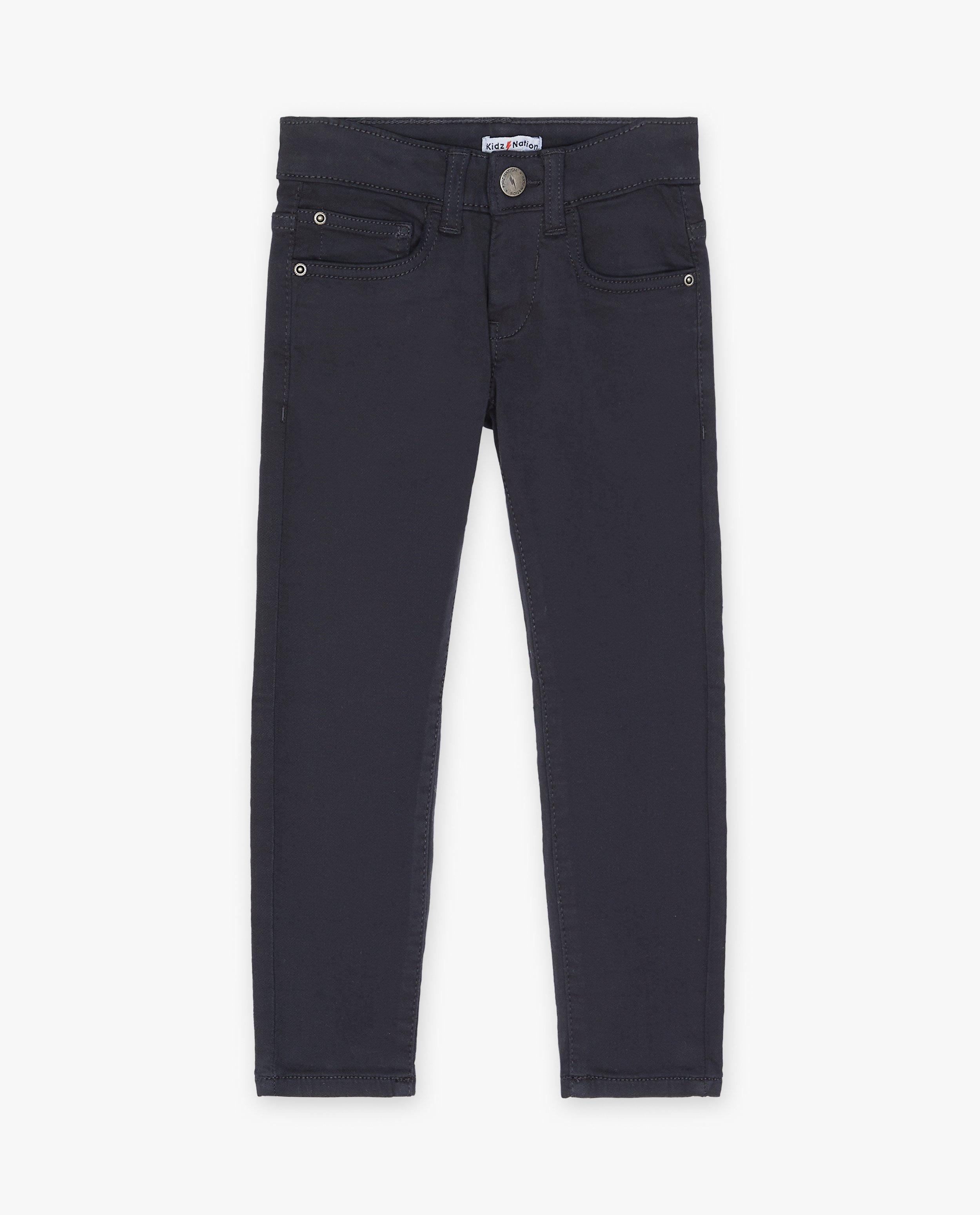 Pantalons - Pantalon bleu foncé, slim fit