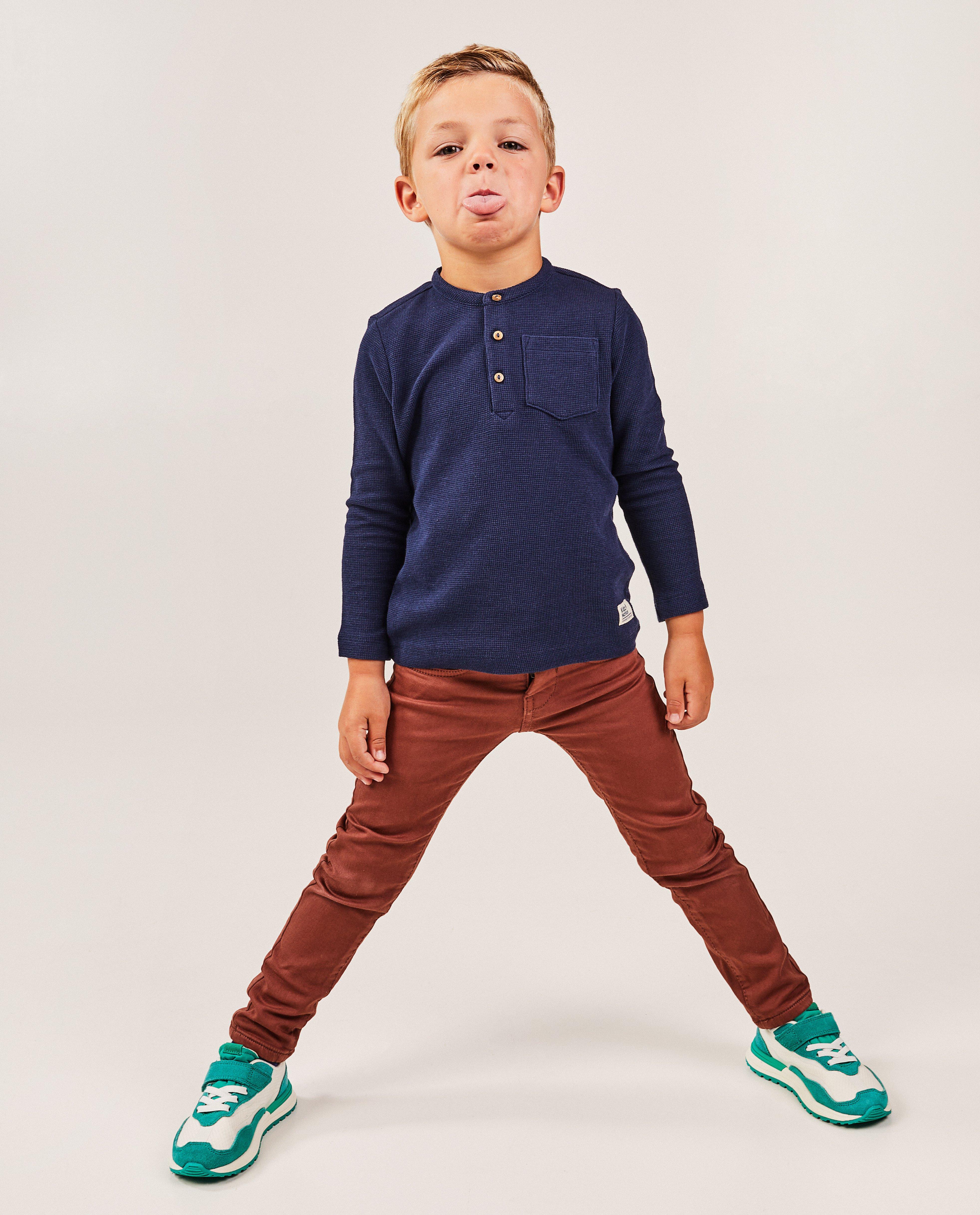 Donkerblauwe broek, slim fit - null - Kidz Nation