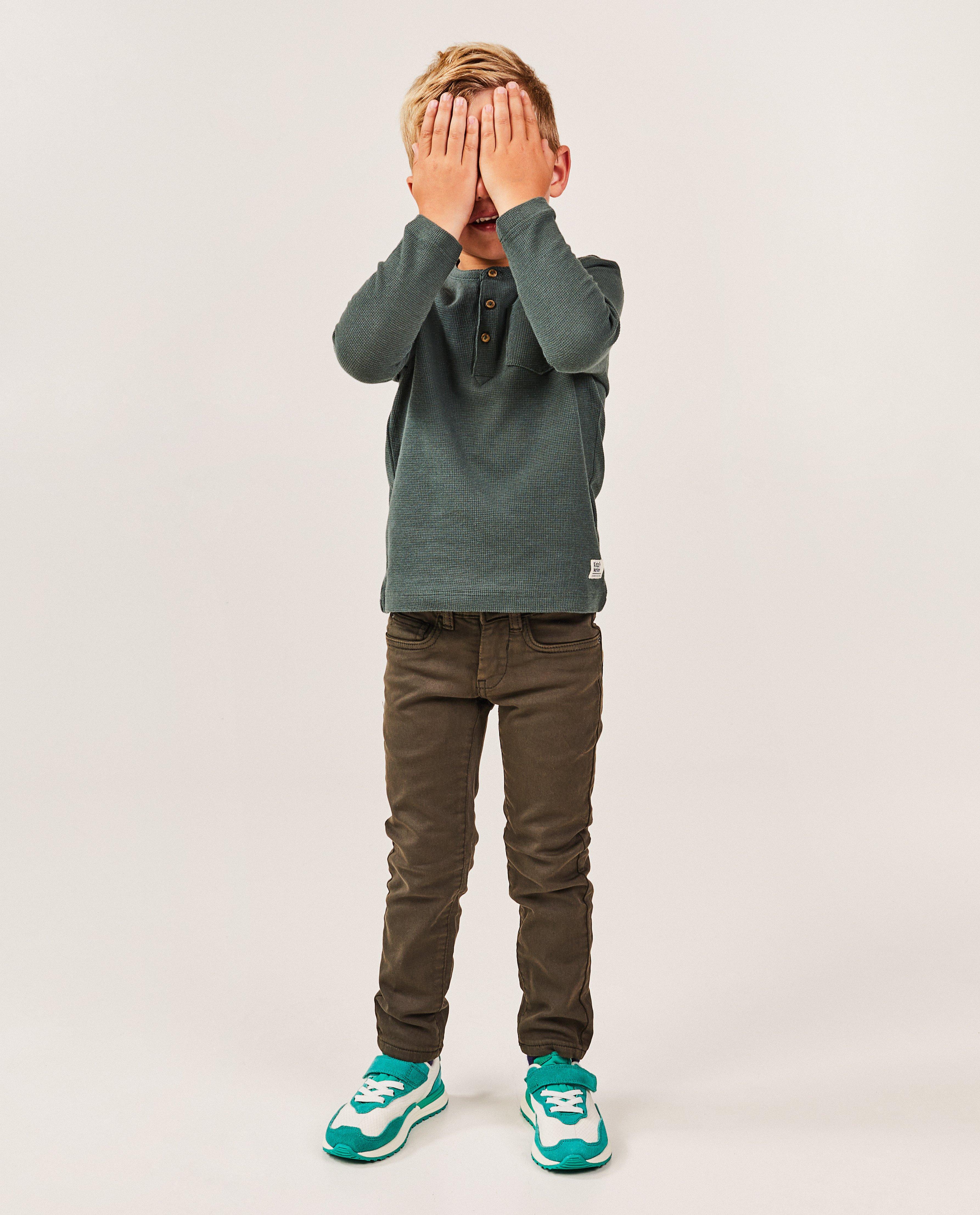 Pantalons - Pantalon bleu foncé, slim fit