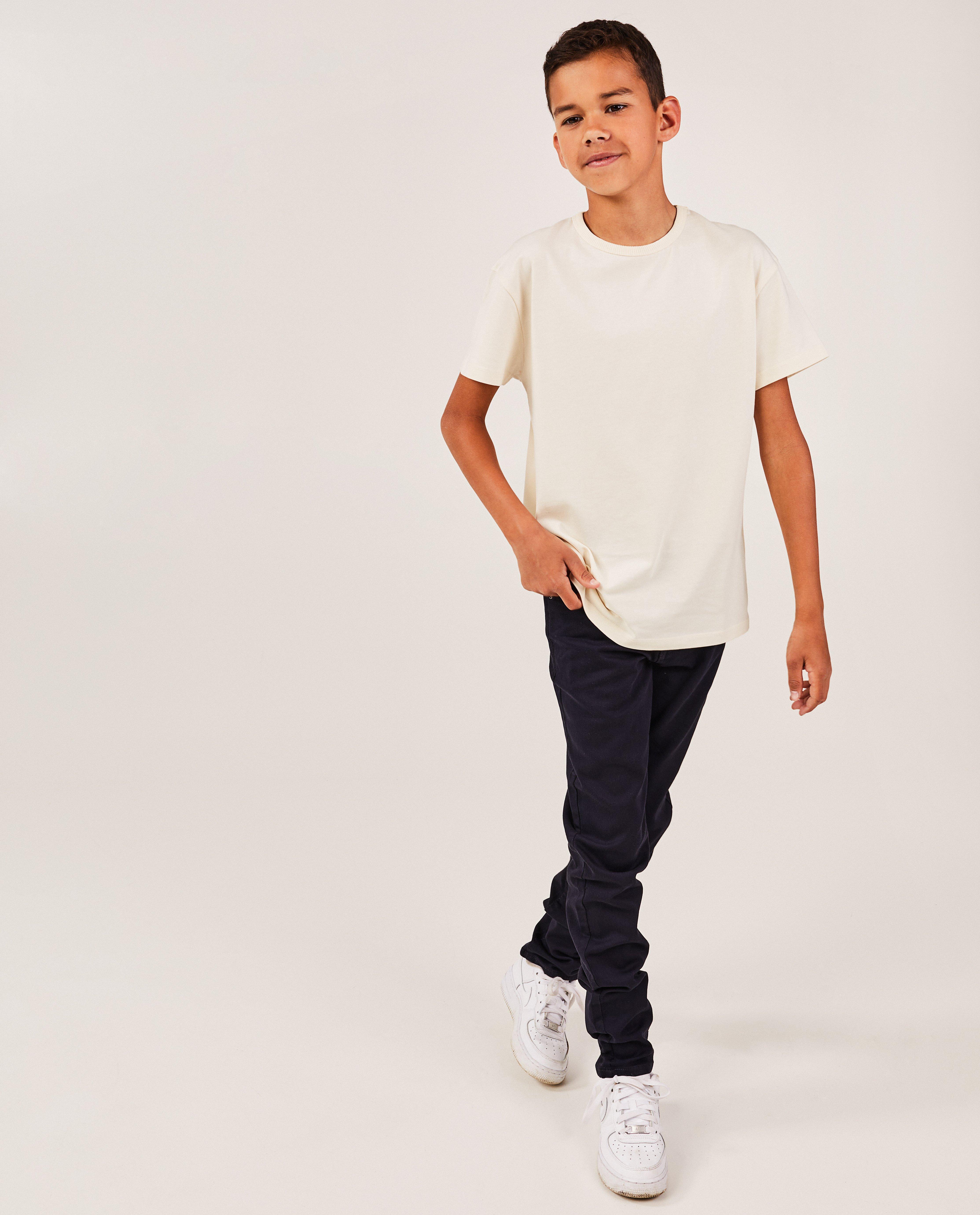 Donkerblauwe broek, slim fit - null - Fish & Chips