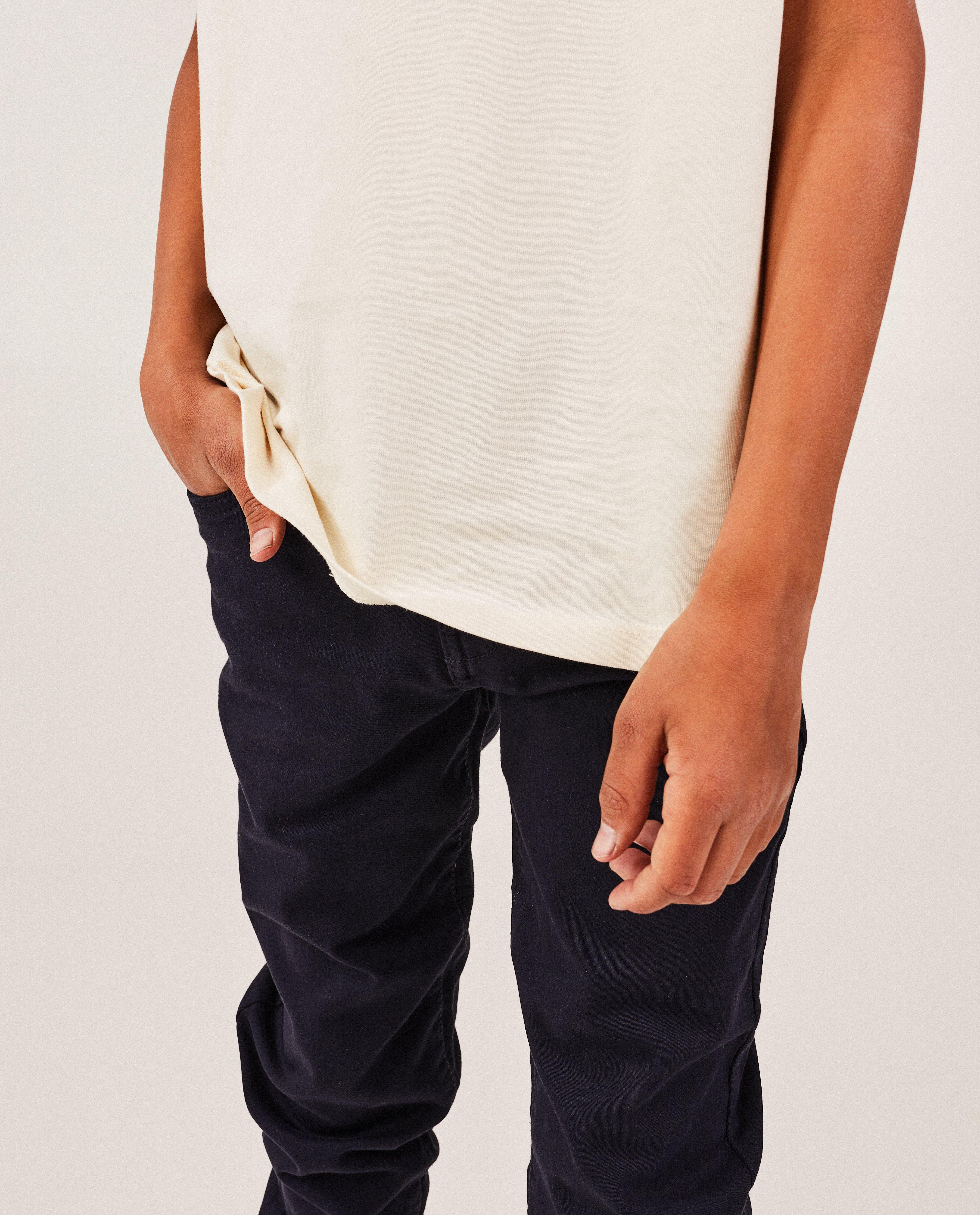 Broeken - Donkerblauwe broek, slim fit