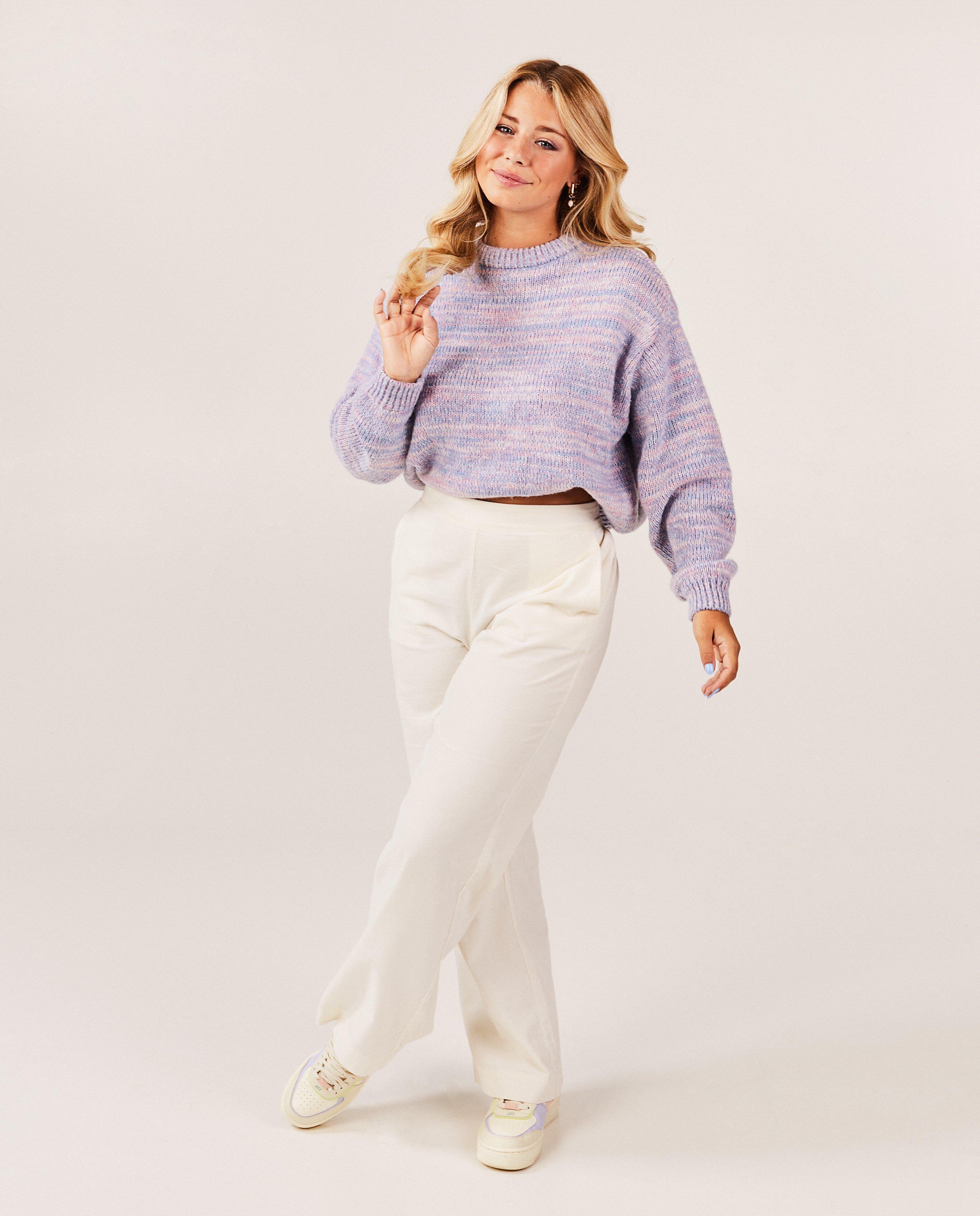 Pull à motif tricoté - null - Steffi Mercie
