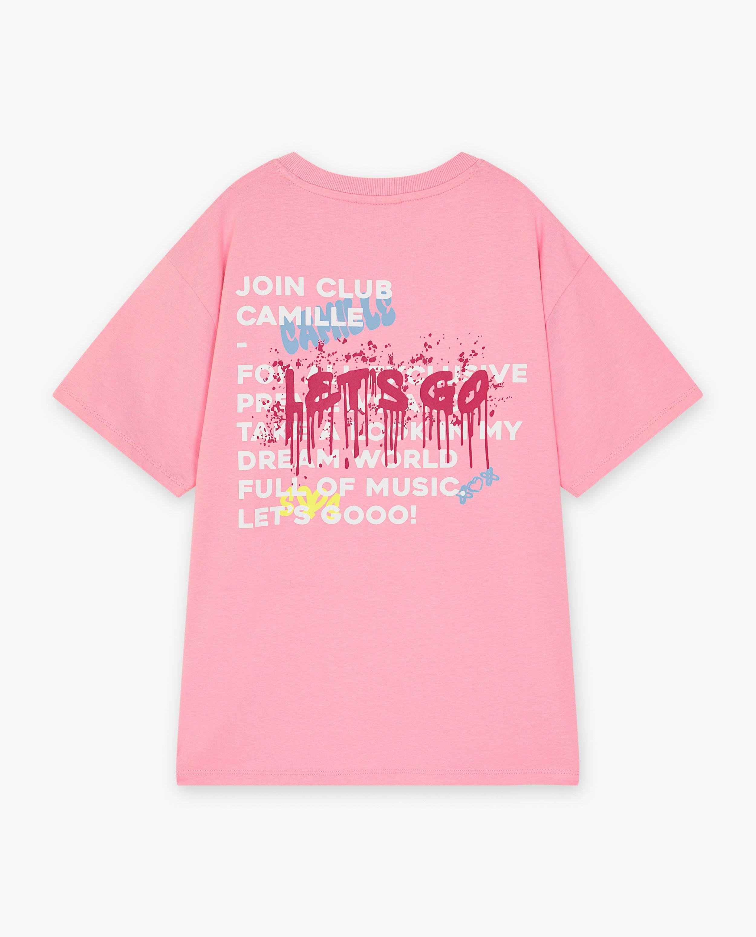 T-shirts - Unisex T-shirt met opschrift, 4-14 jaar