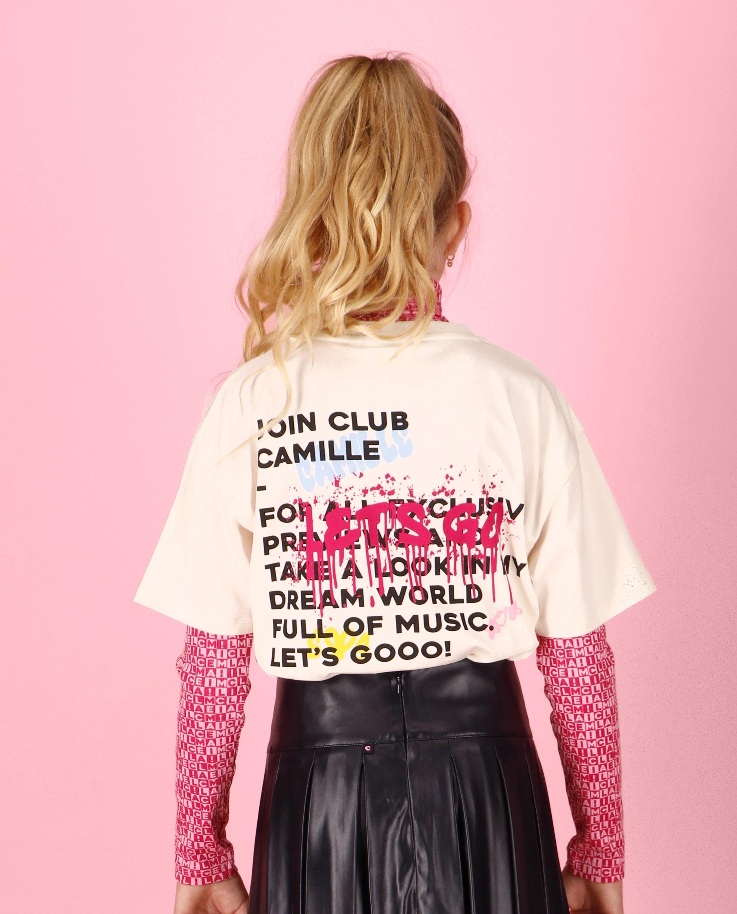 T-shirts - Unisex T-shirt met opschrift, 4-14 jaar