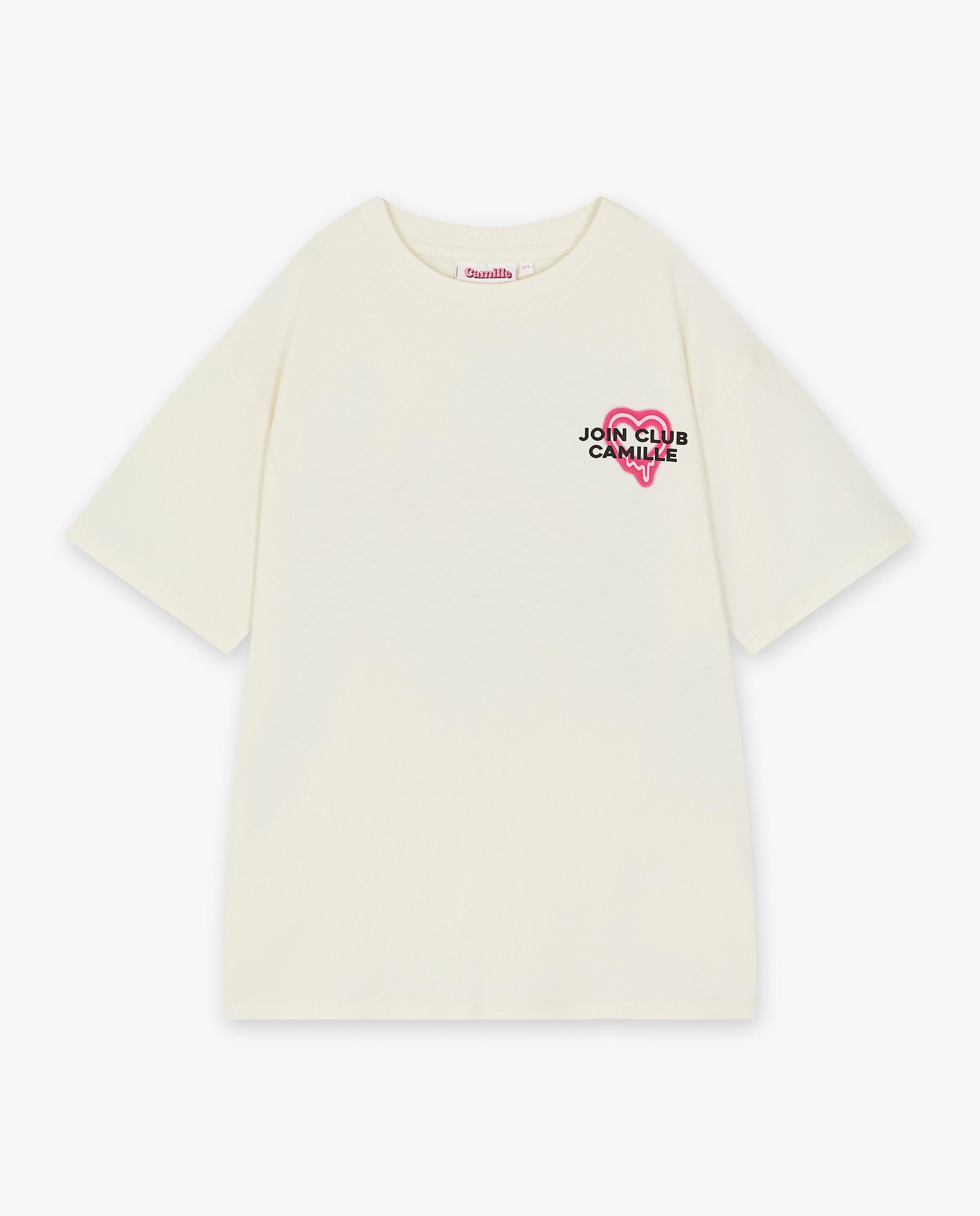 T-shirts - Unisex T-shirt met opschrift, 4-14 jaar