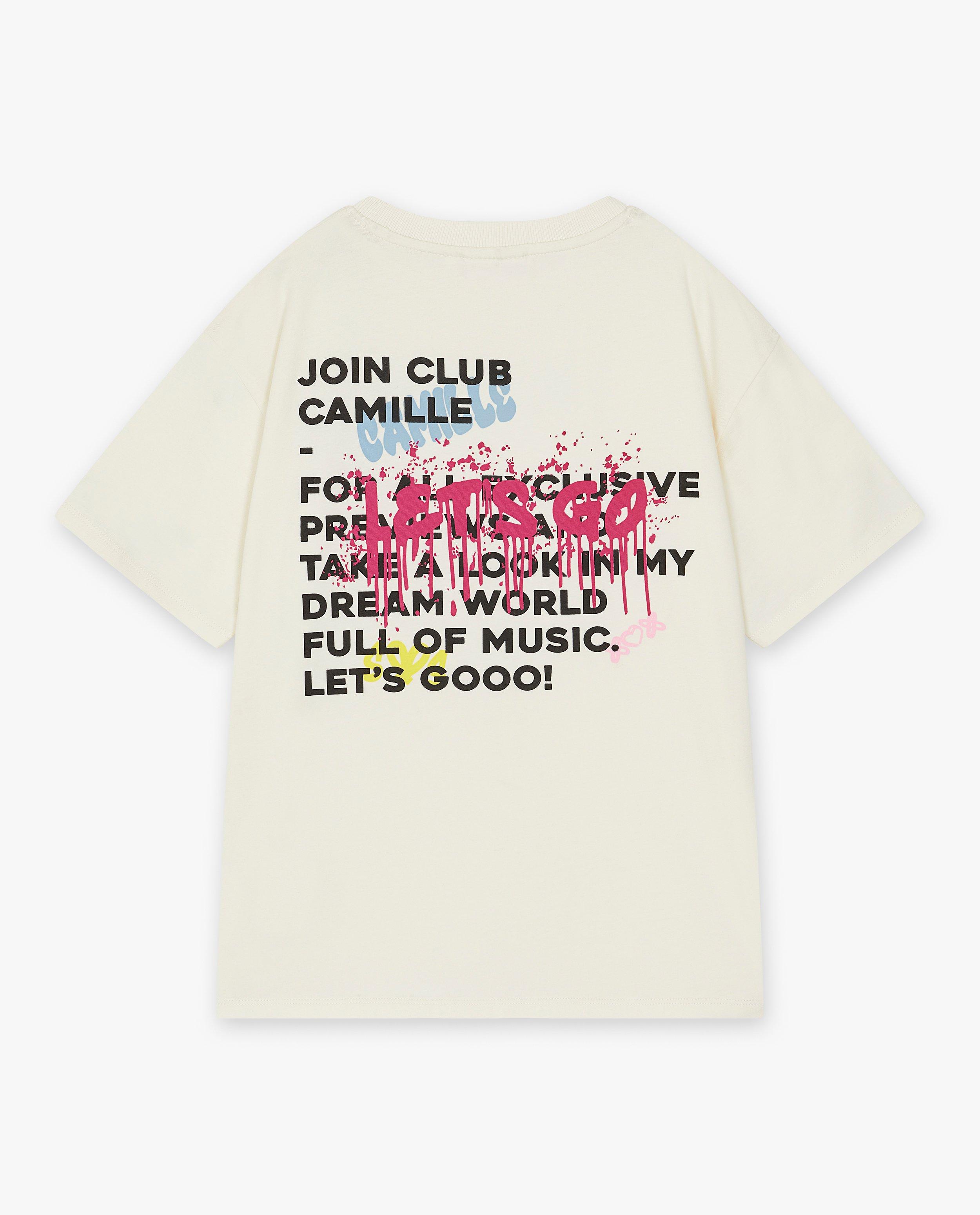 T-shirts - Unisex T-shirt met opschrift, 4-14 jaar