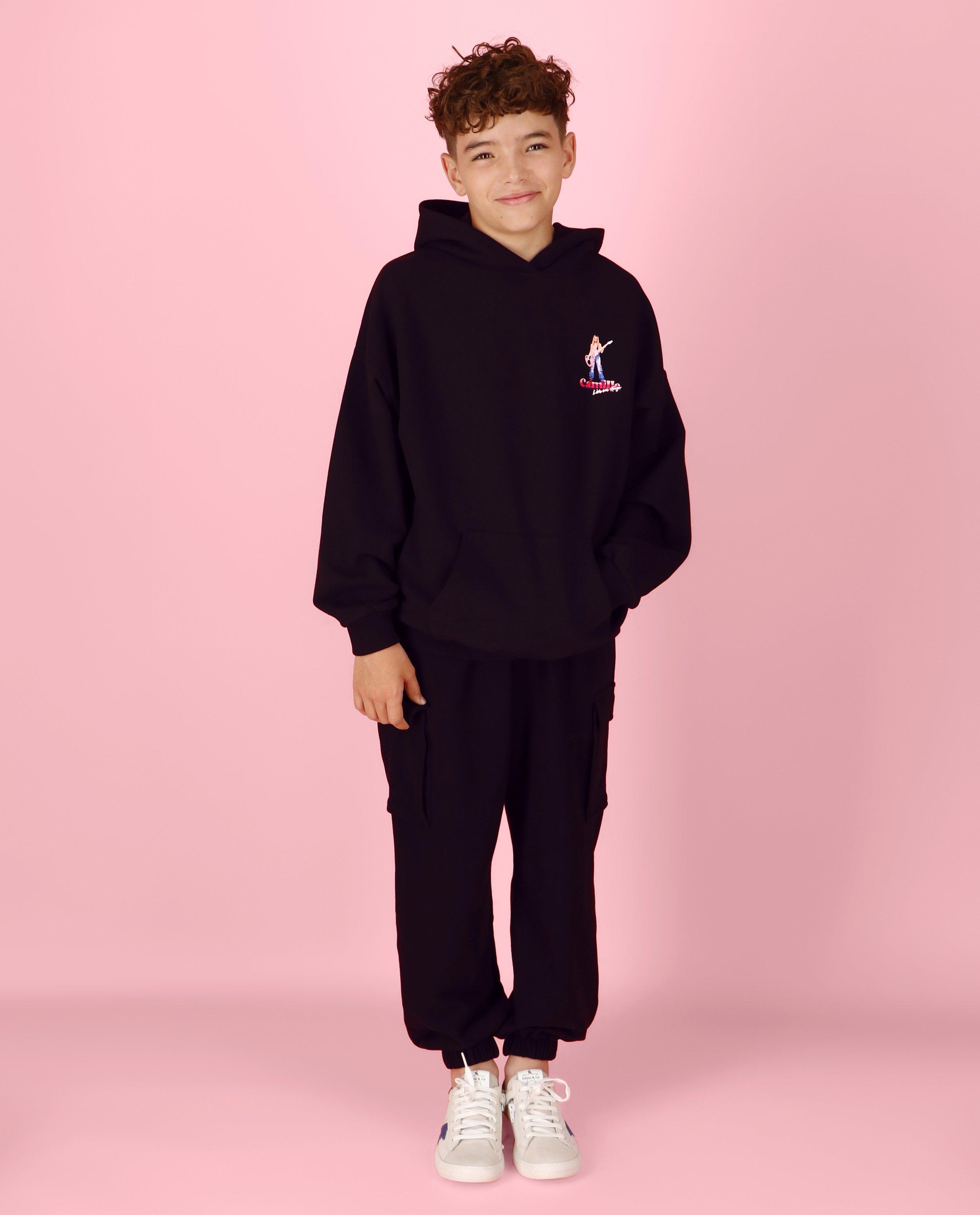 Sweaters - Unisex hoodie met print, 4-14 jaar