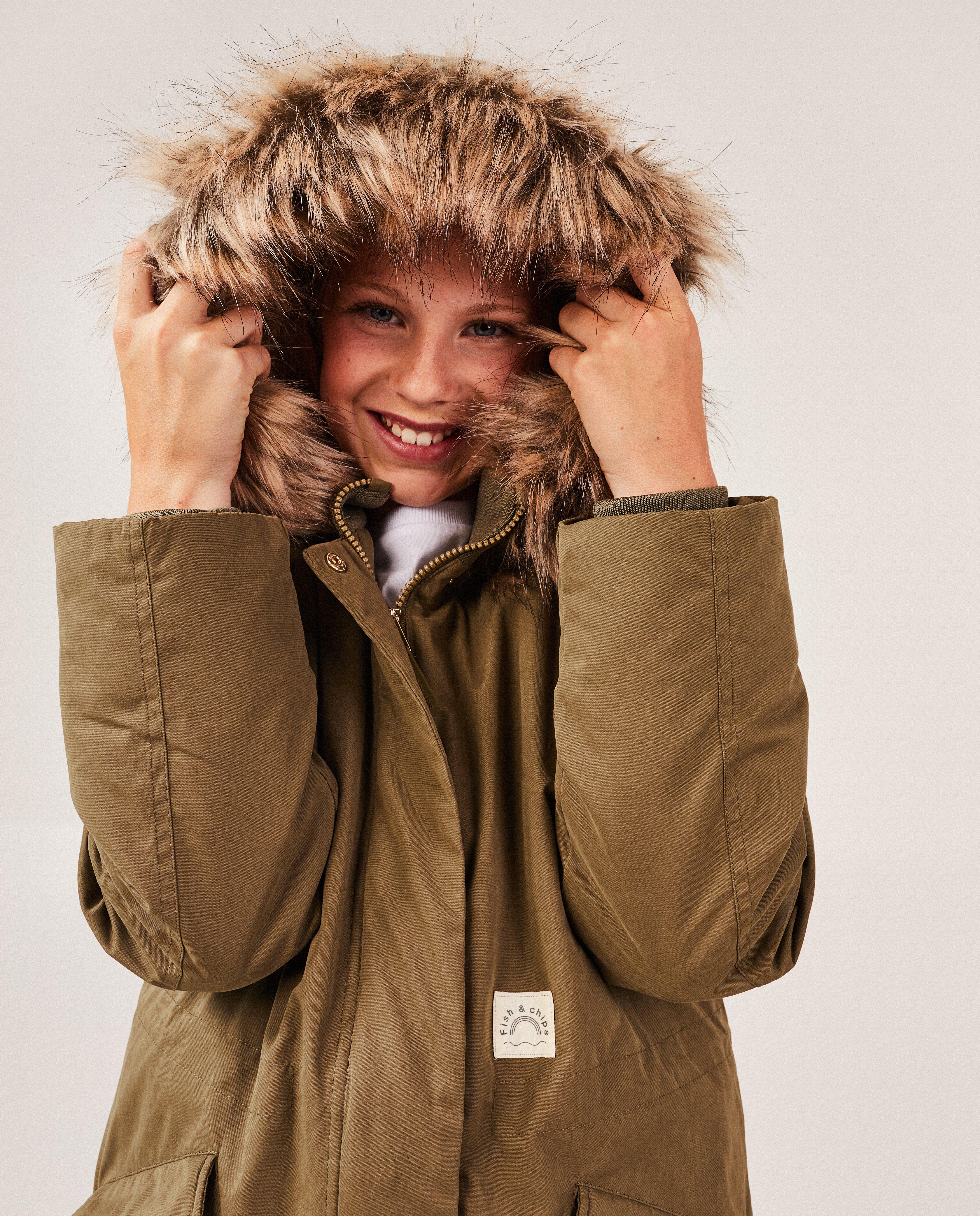 Parka's - Groene jas, 7-14 jaar