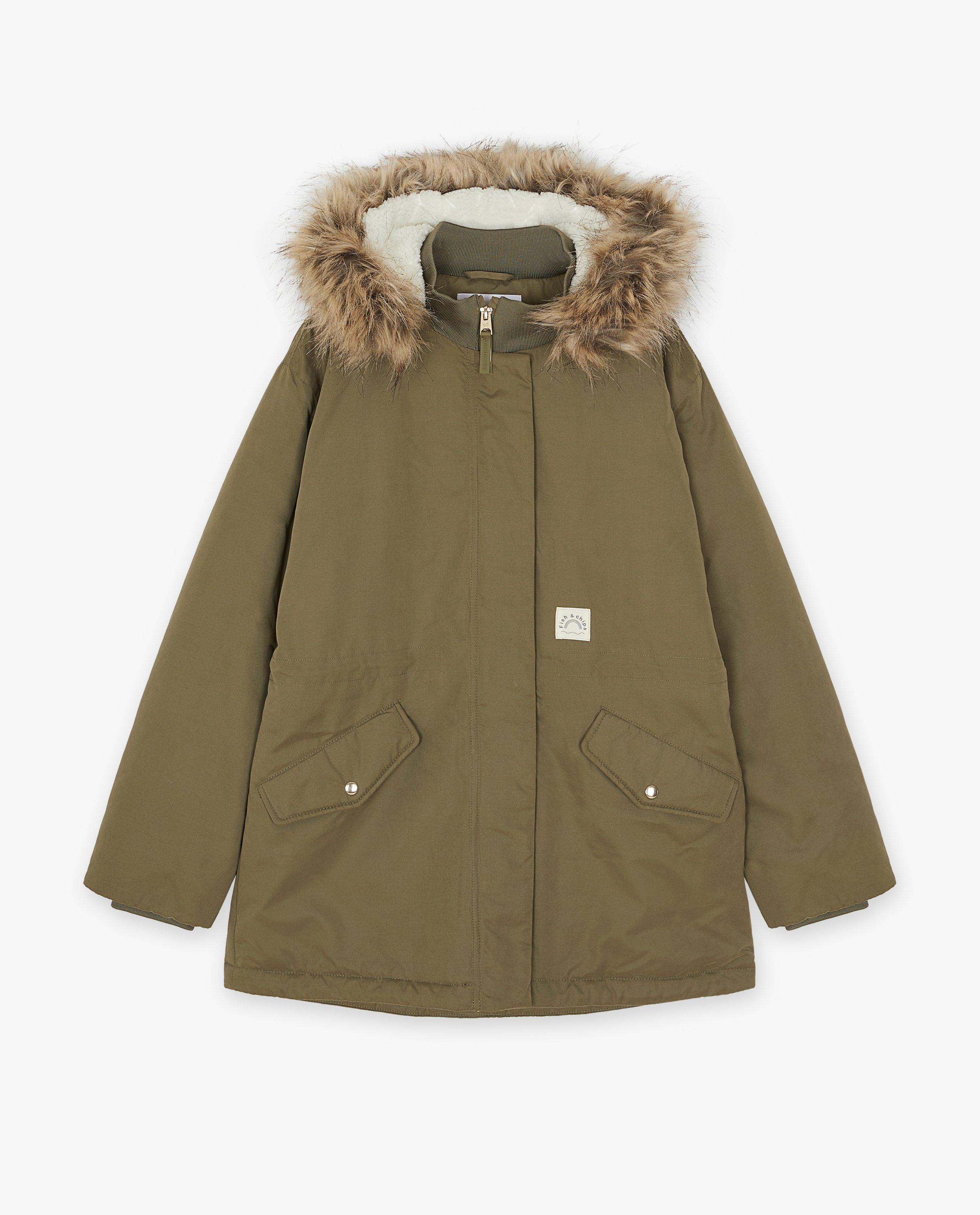Parka's - Groene jas, 7-14 jaar